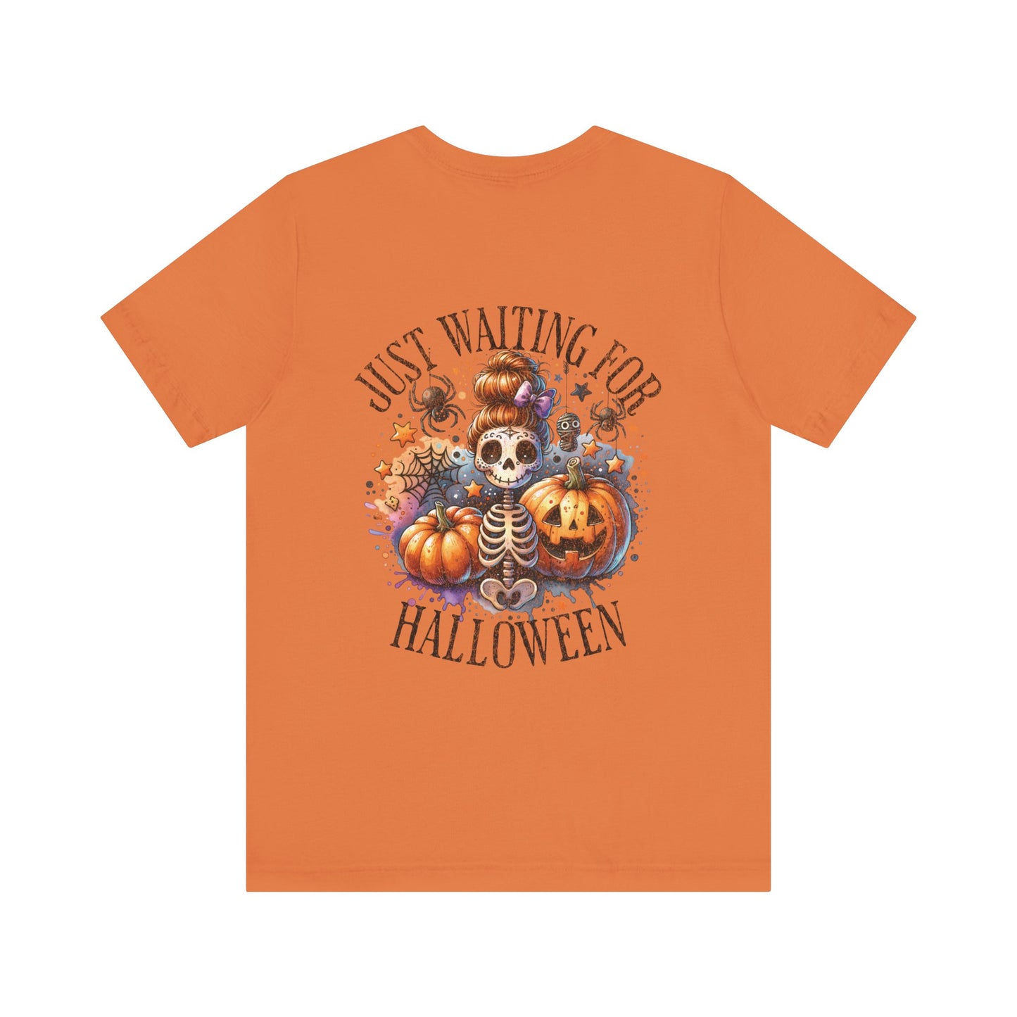 Just waiting for Halloween, Unisex Jersey Short Sleeve Tee (no sleeve design)