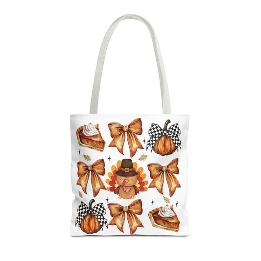 Thanksgiving and bows, Tote Bag (AOP)