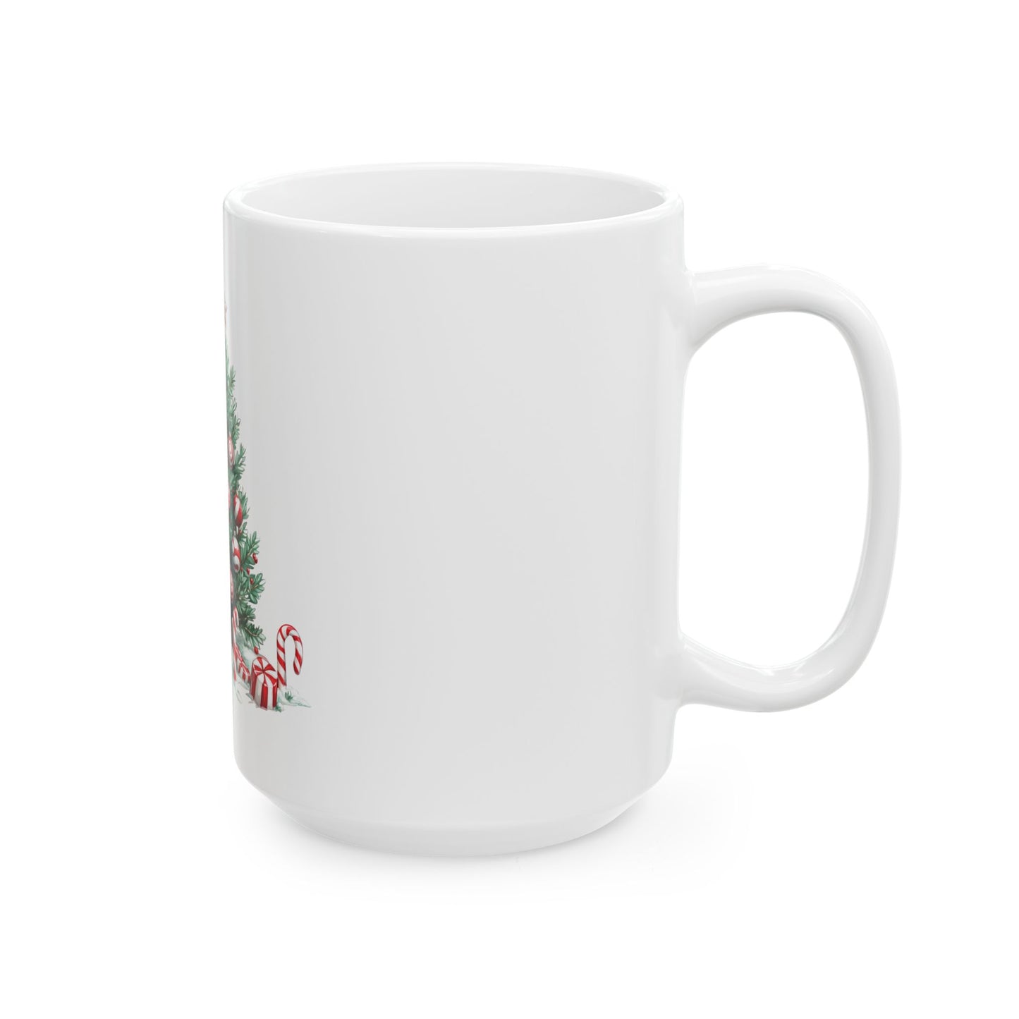 Peppermint Christmas , Ceramic Mug 11oz & 15 oz