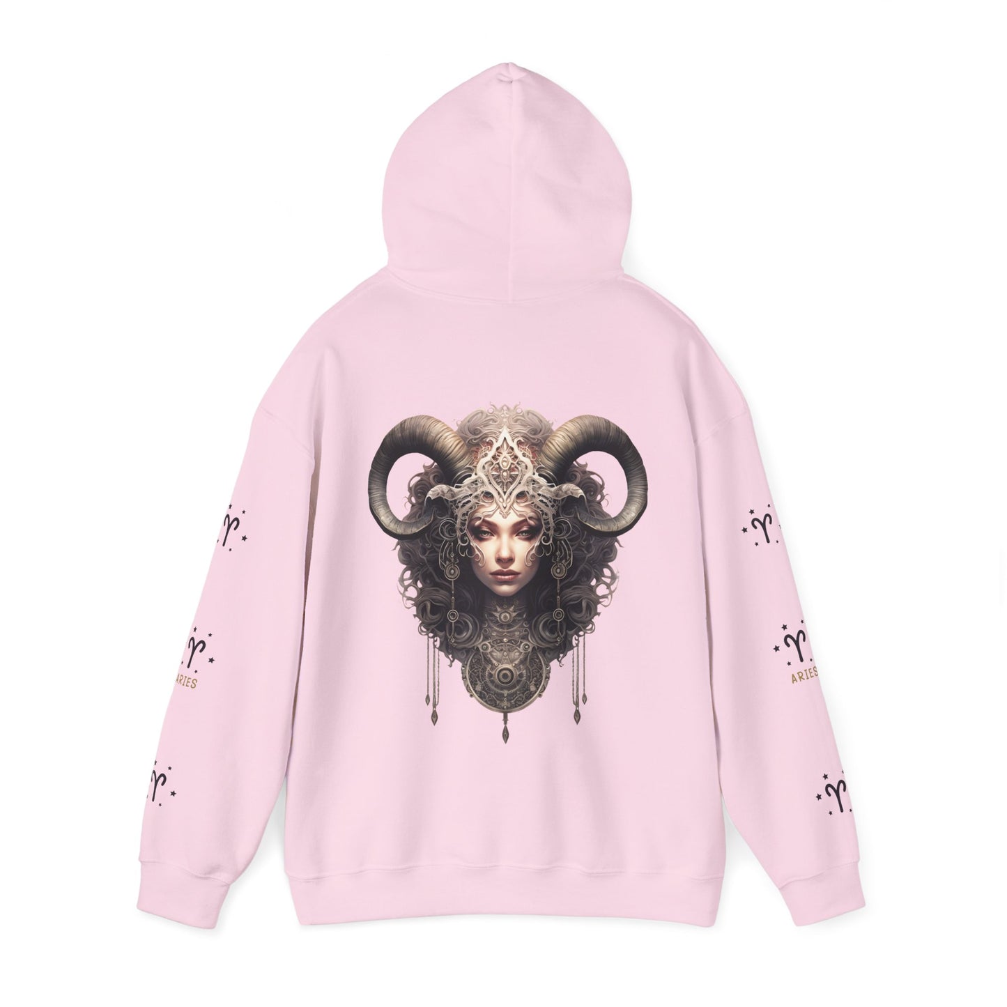 Aries,  Unisex Heavy Blend™ Hooded Sweatshirt (no side arm design)