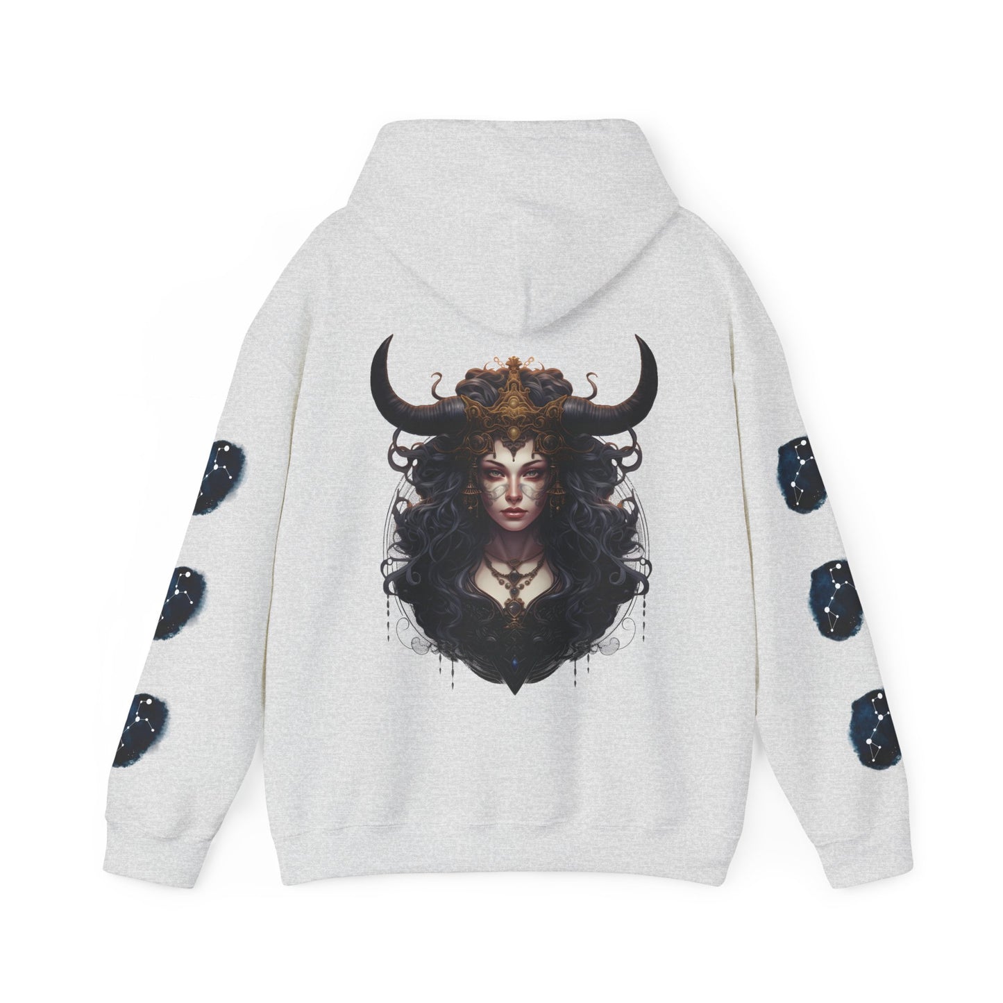 Taurus,  Unisex Heavy Blend™ Hooded Sweatshirt (sleeve design)