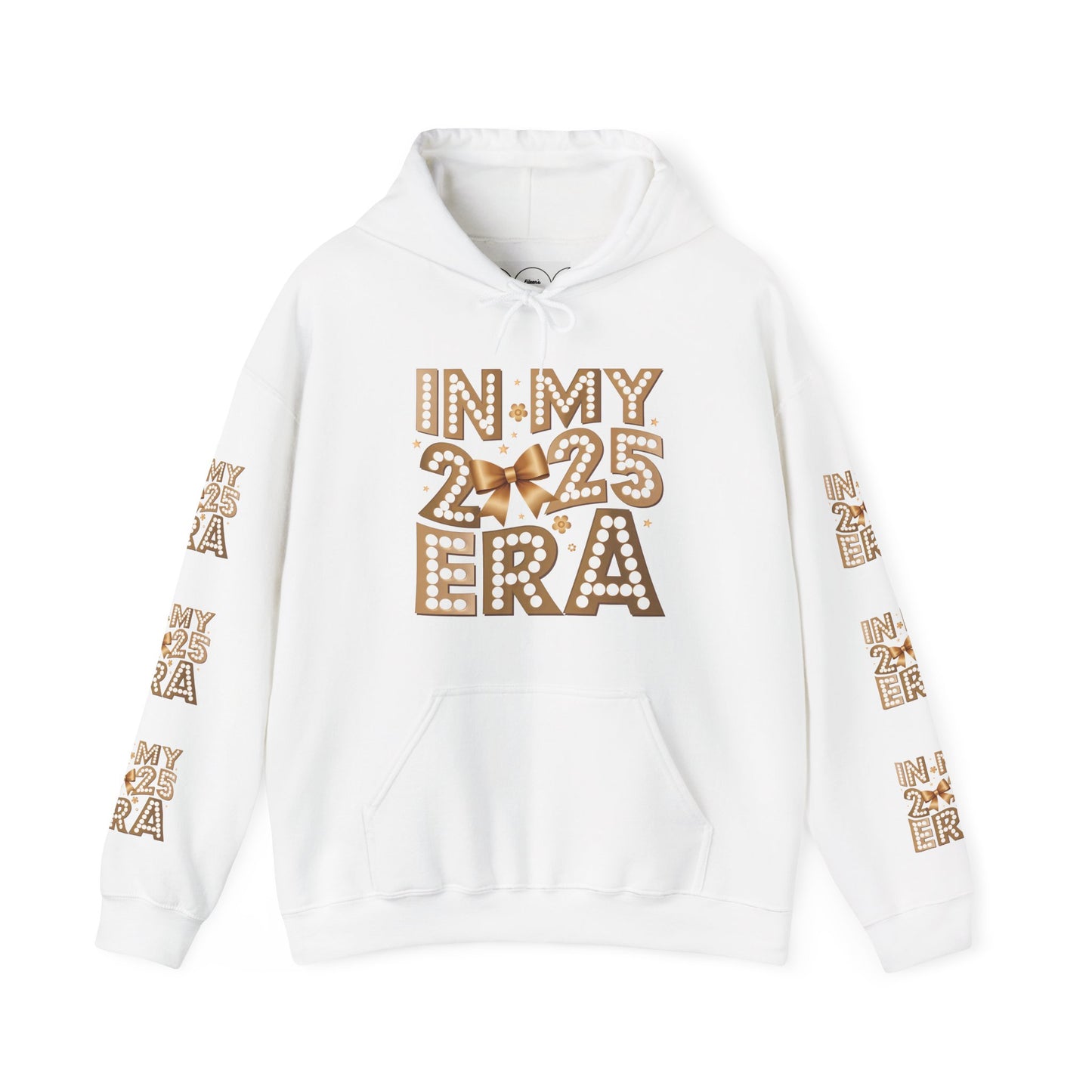 In my 2025 era , Unisex Heavy Blend™ Hooded Sweatshirt (sleeve arm design)