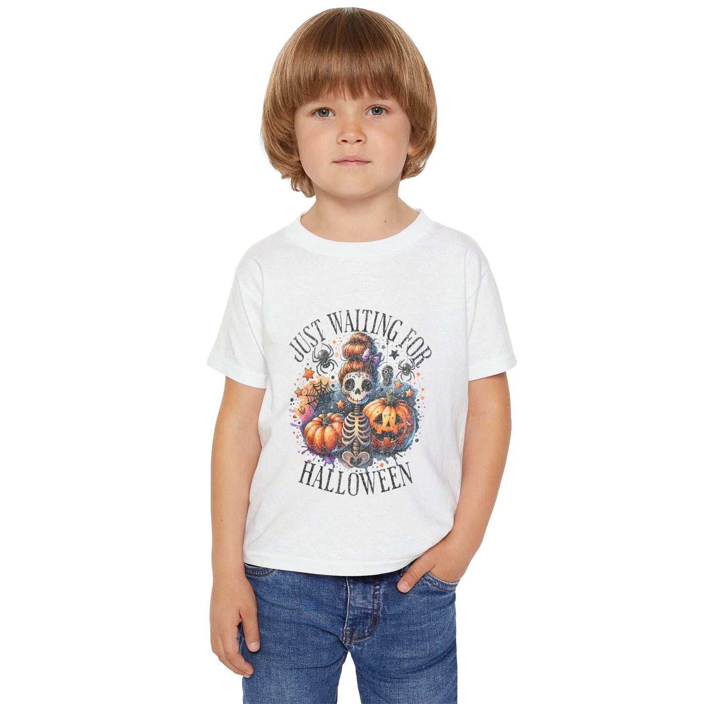 Just waiting for Halloween, Heavy Cotton™ Toddler T-shirt