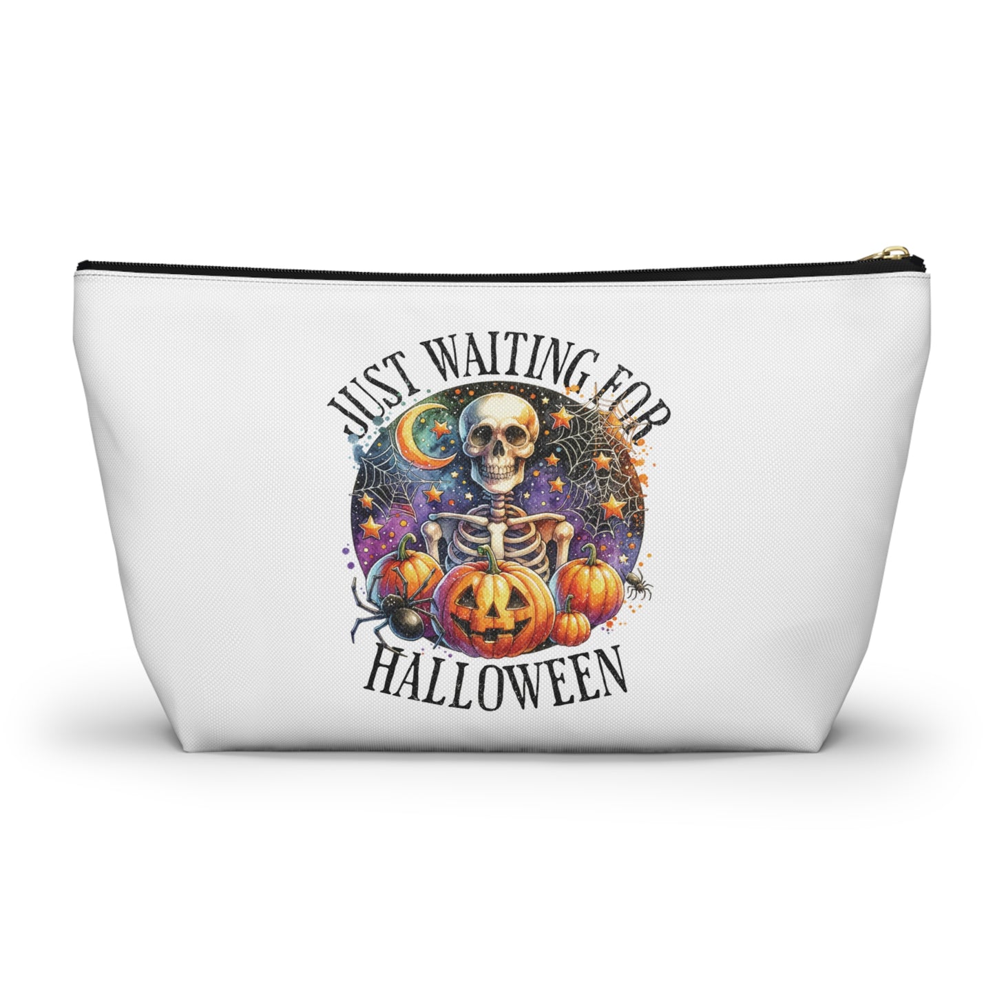 Just waiting for Halloween , Accessory Pouch w T-bottom