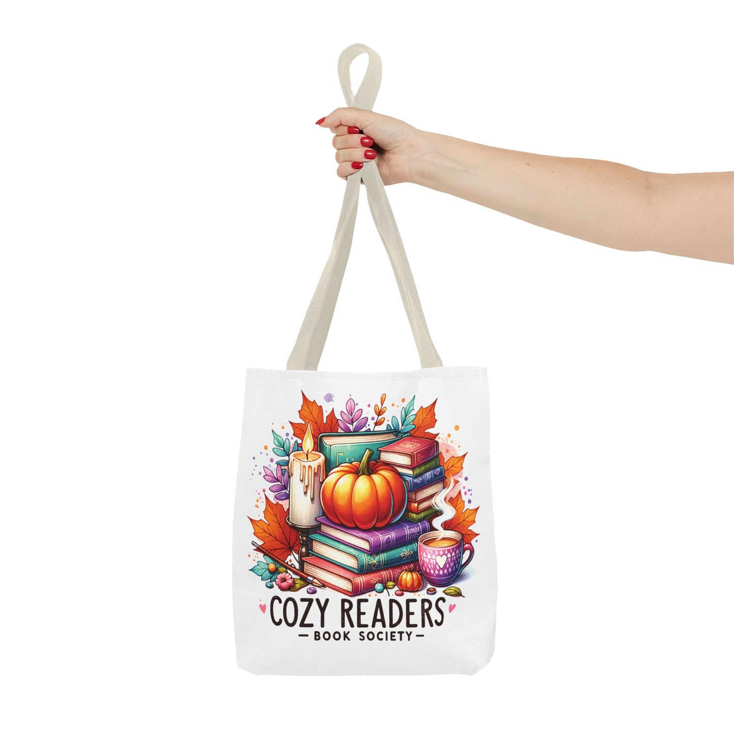 Cozy reader book society Tote Bag (AOP)