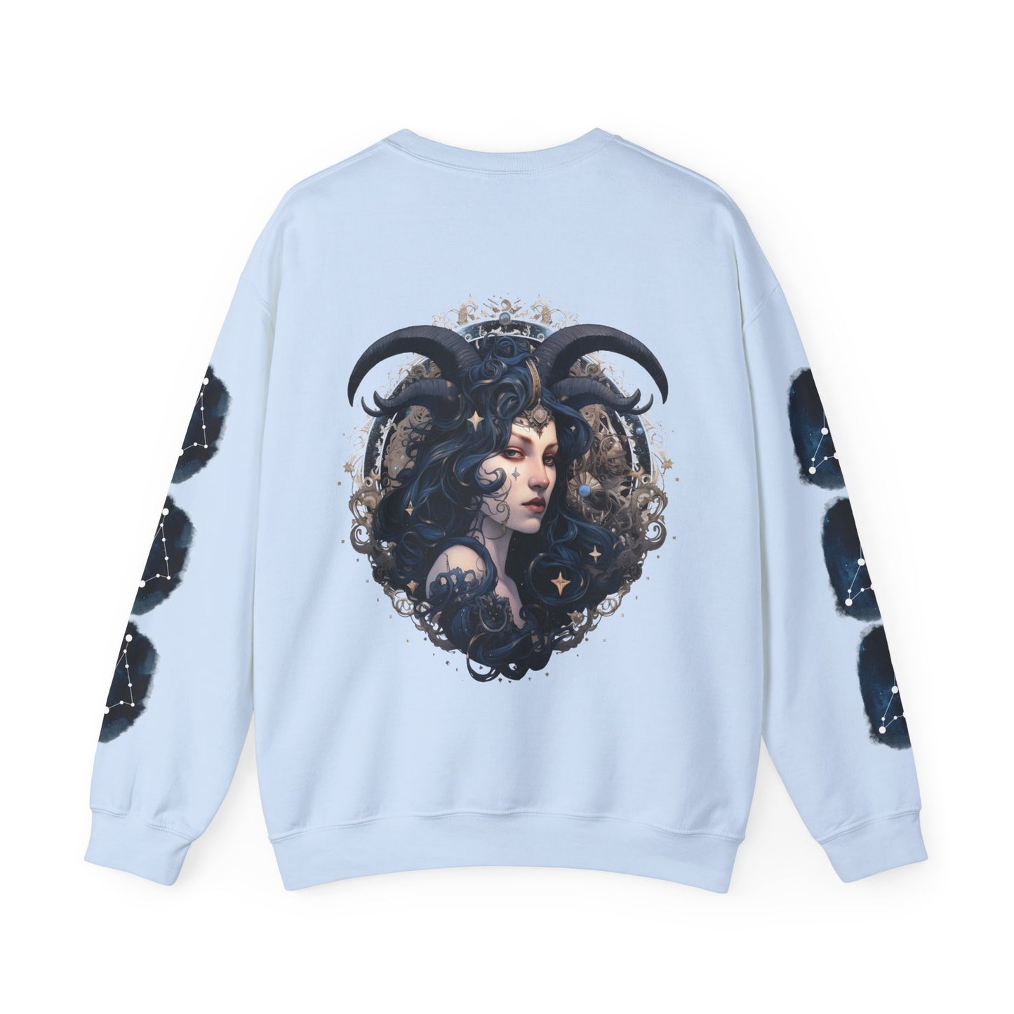 Capricorn , ™ Crewneck Sweatshirt ( side arm design)