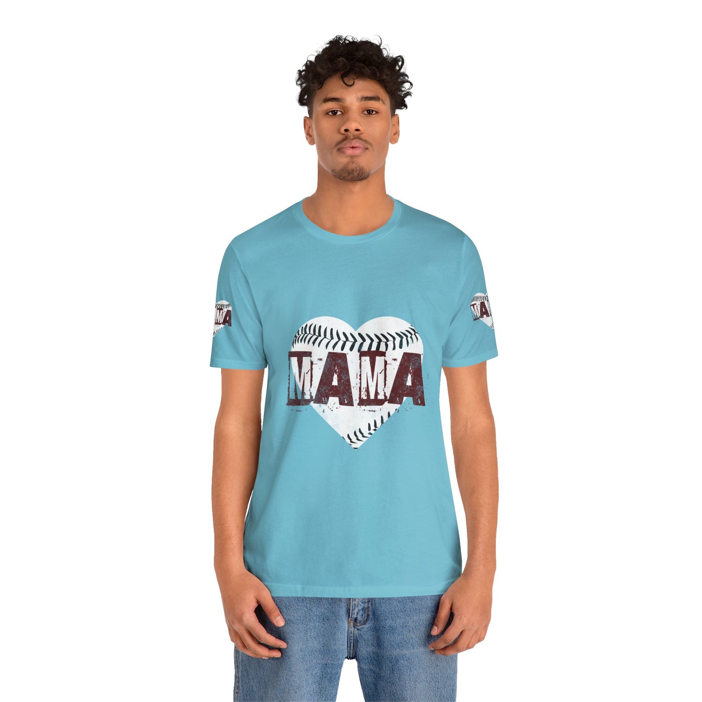 Baseball mama Unisex Jersey Short Sleeve Tee