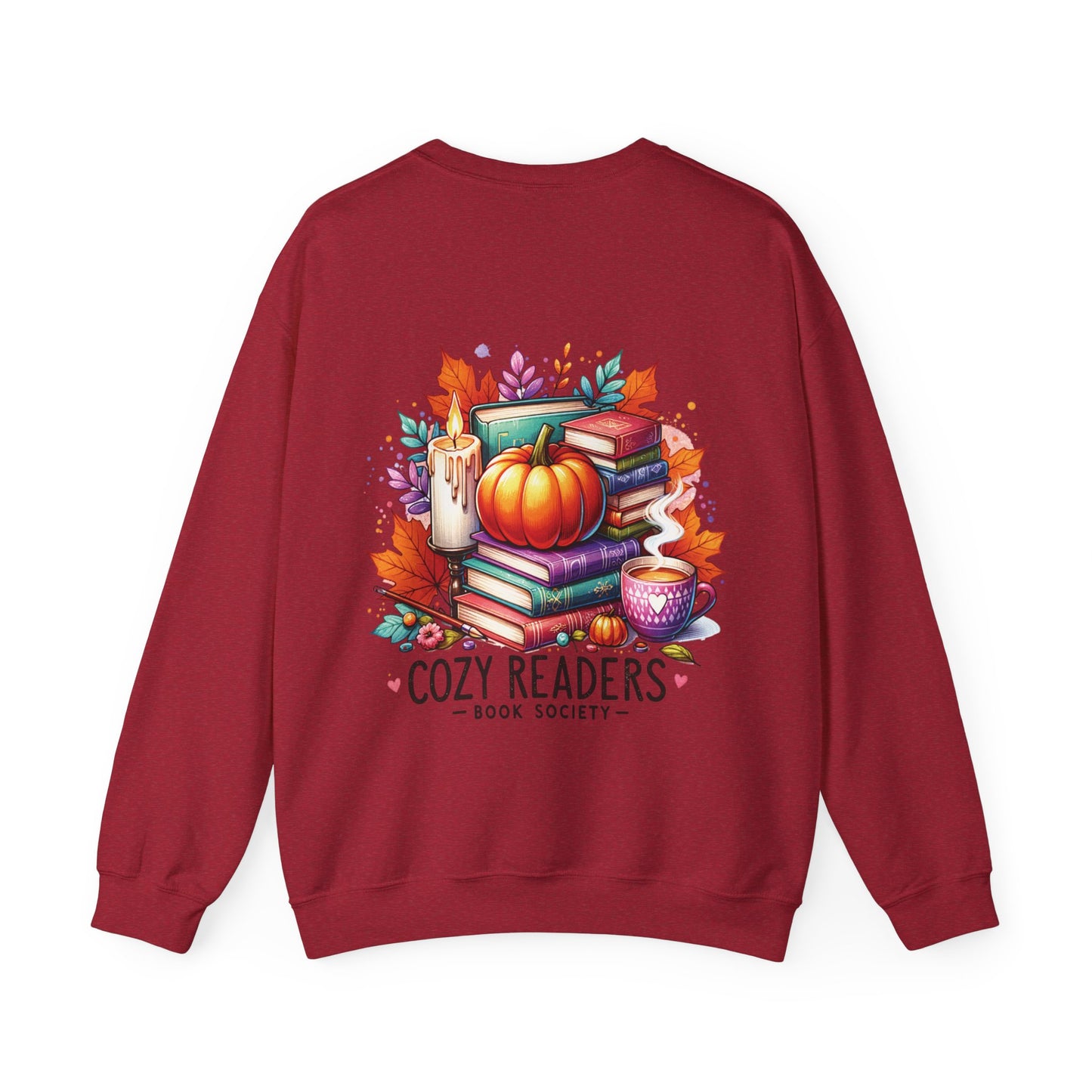 Cozy reader book society, ™ Crewneck Sweatshirt ( no sleeve design )