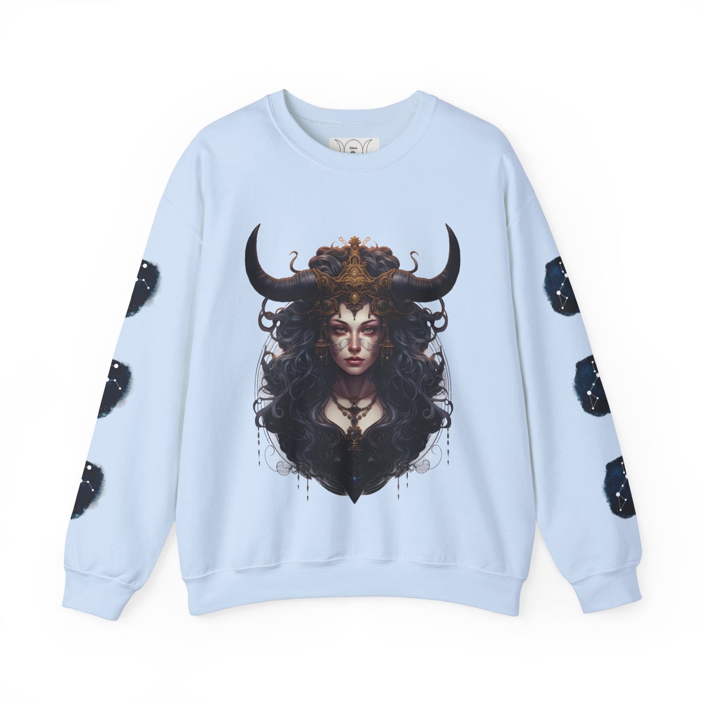 Taurus , ™ Crewneck Sweatshirt ( sleeve design)