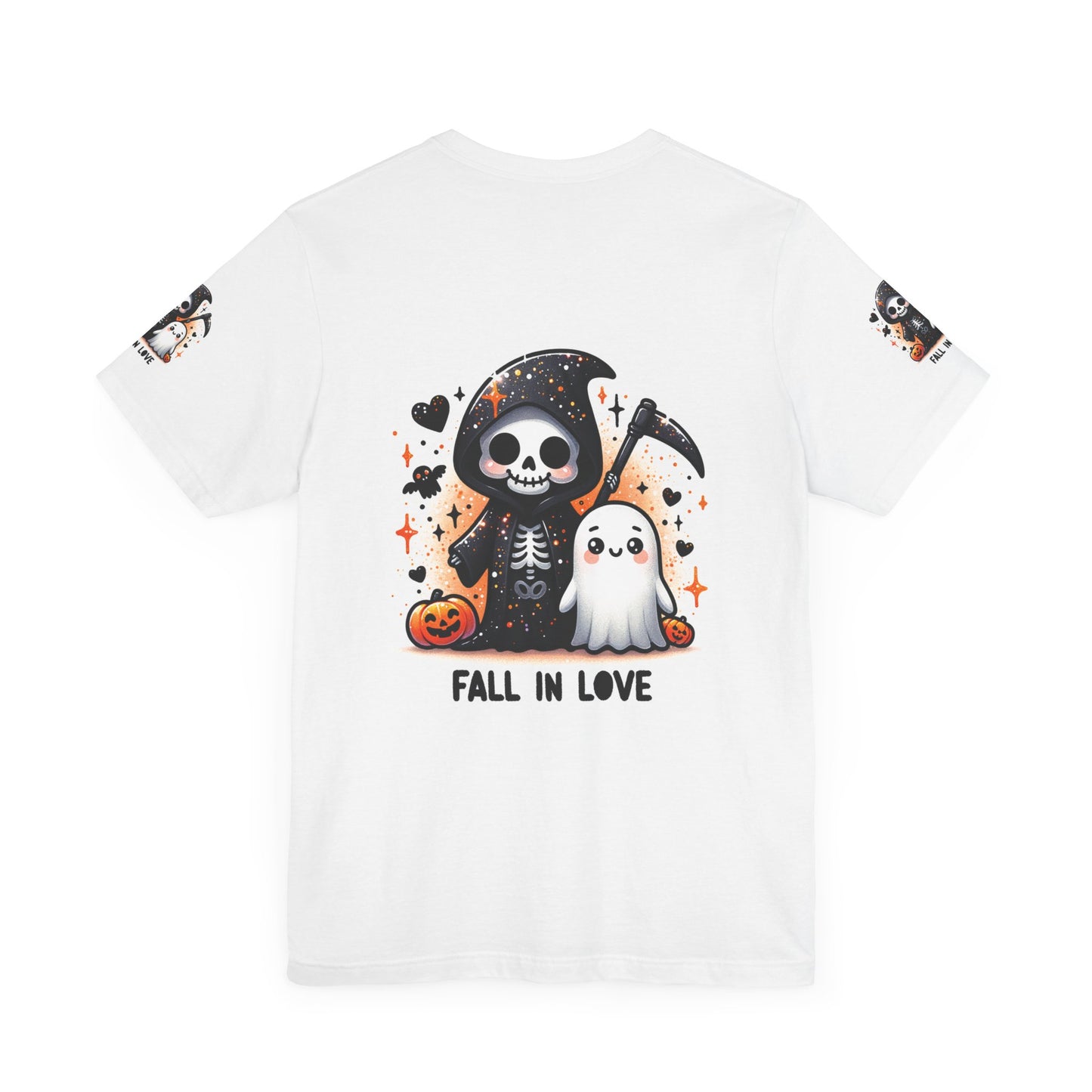 Fall in love , Unisex Jersey Short Sleeve Tee ( arm design)