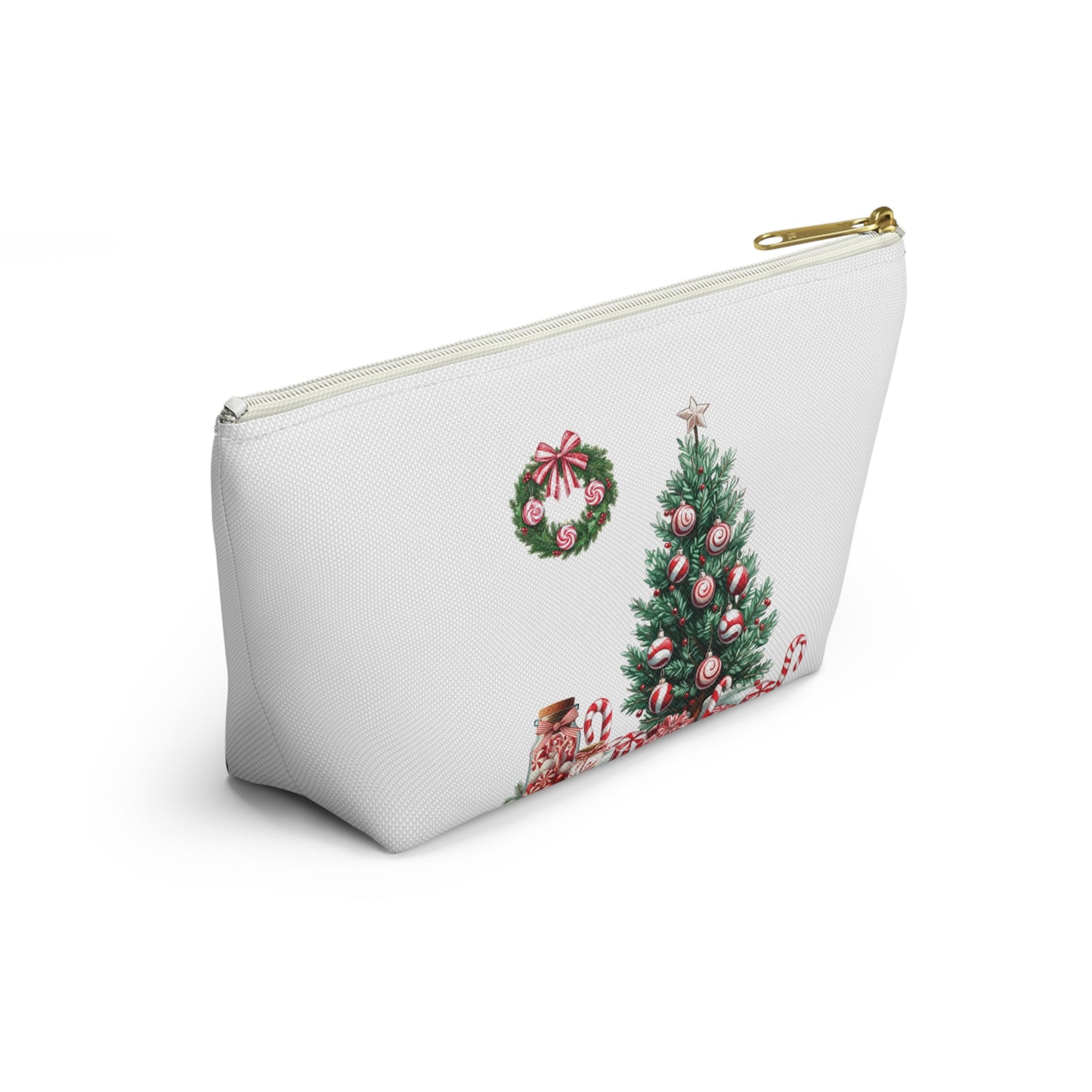 Peppermint Christmas,  Accessory Pouch w T-bottoms