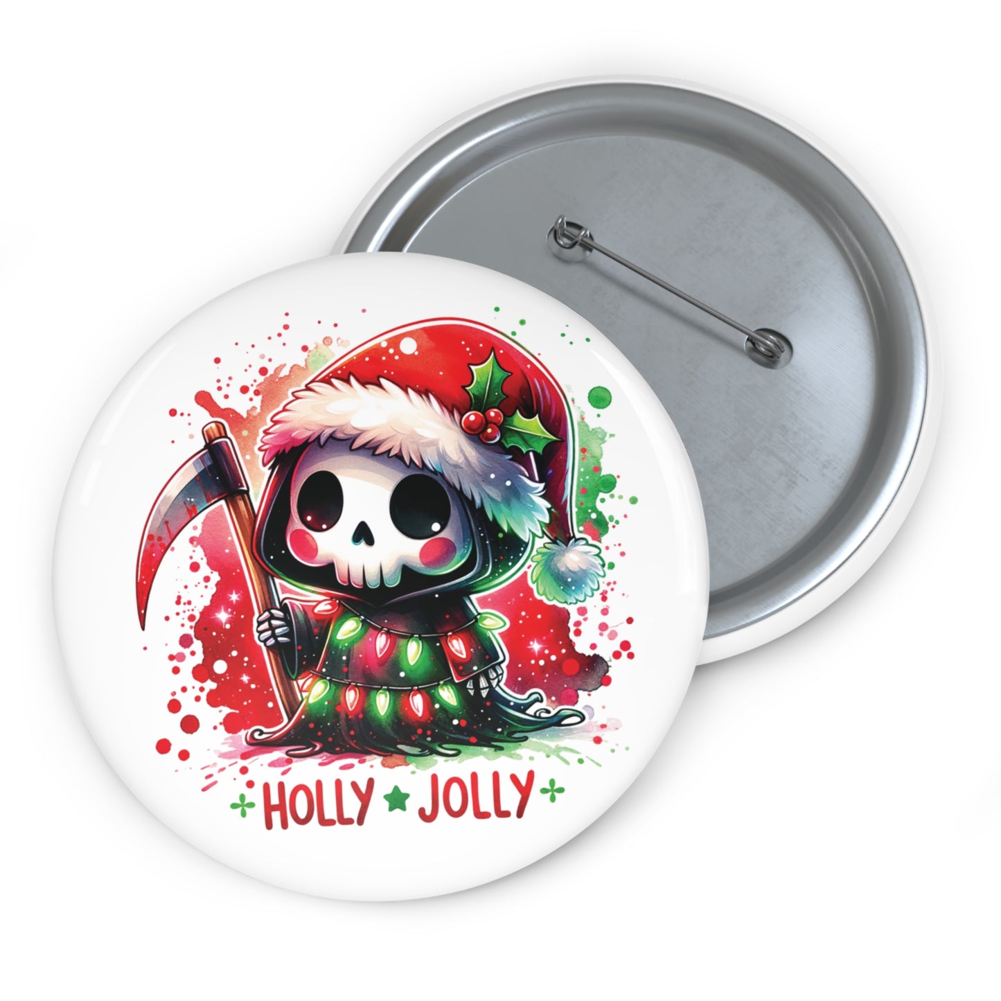 Holly jolly, Pin Buttons