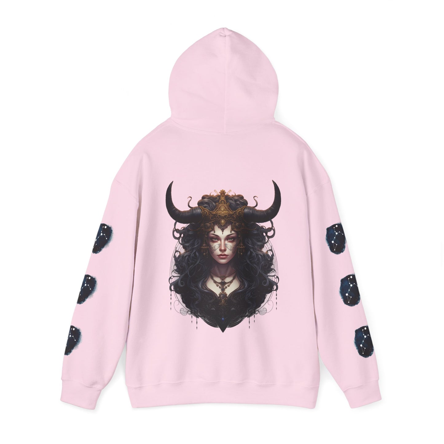 Taurus,  Unisex Heavy Blend™ Hooded Sweatshirt (sleeve design)