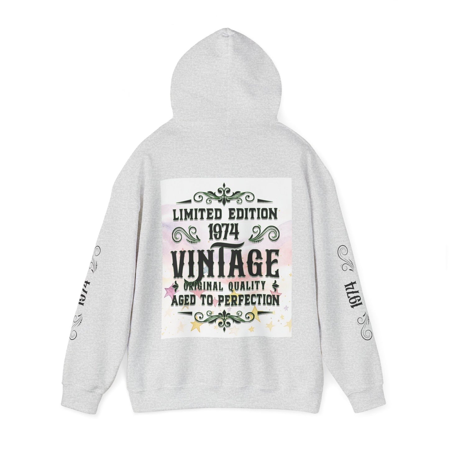 1974 vintage, Unisex Heavy Blend™ Hooded Sweatshirt