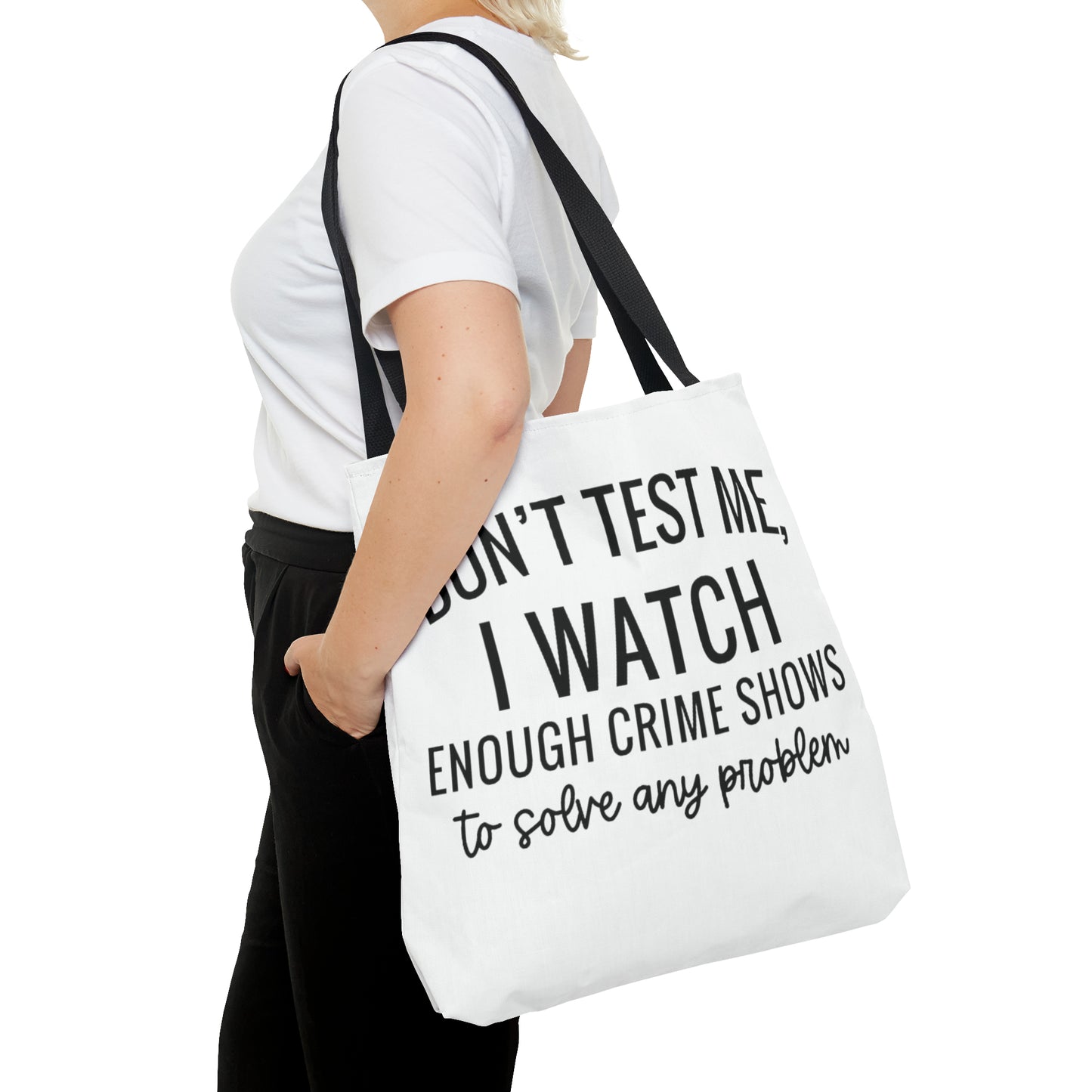 True crime watchers, Tote Bag (AOP)