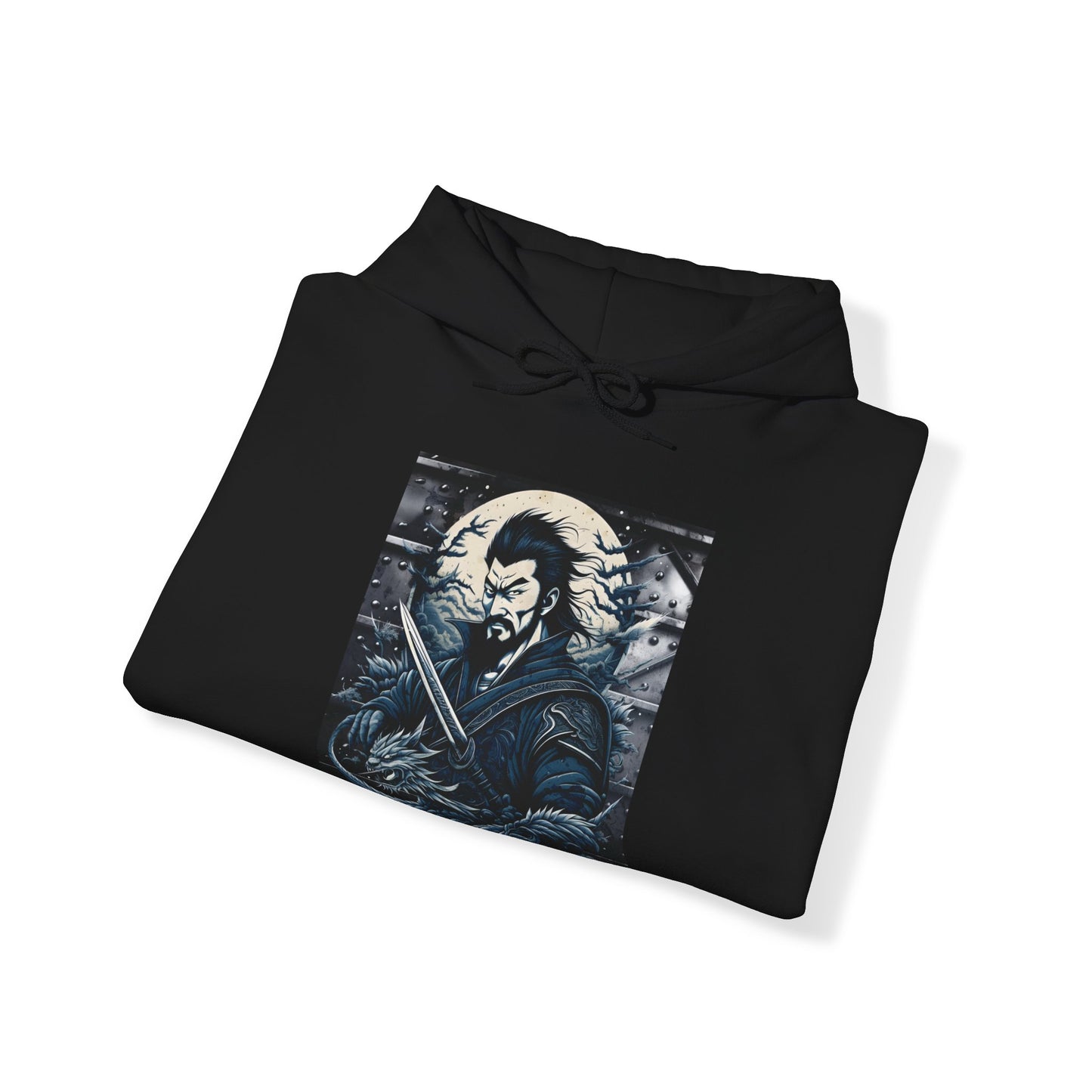 The warrior, Unisex Heavy Blend™ Hooded Sweatshirt ( no side arm design)