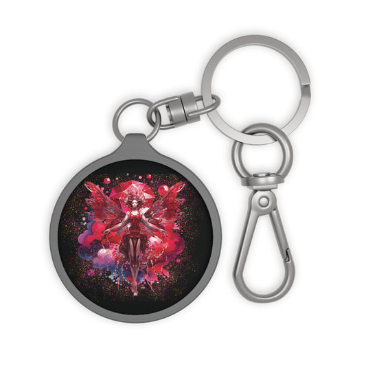 January garnet fairy, Keyring Tag