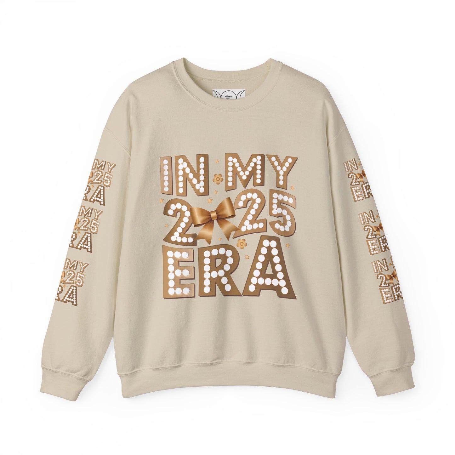 In 2025 era, Unisex Heavy Blend™ Crewneck Sweatshirt (sleeve design)