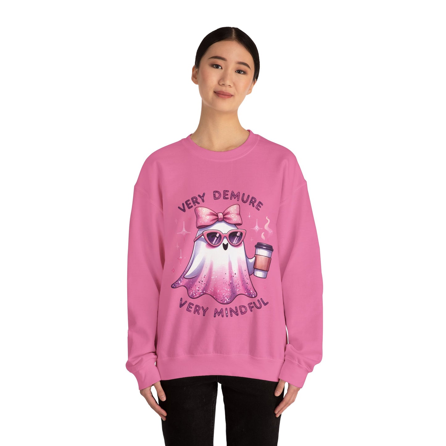 Very demure , ™ Crewneck Sweatshirt ( no sleeve design )