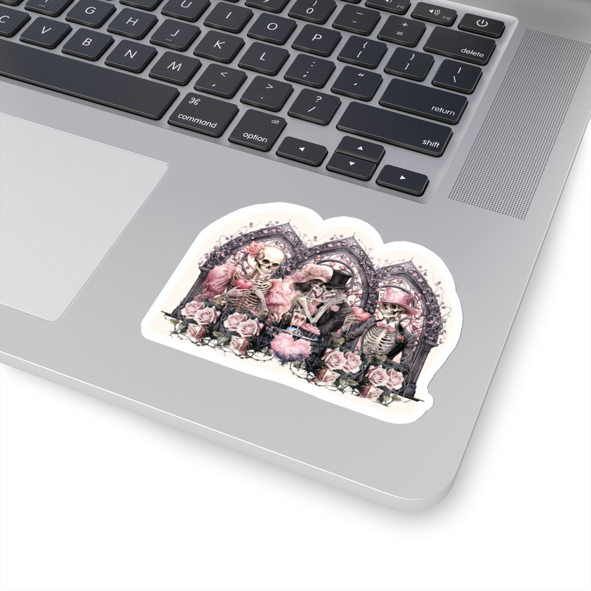 Even in death… we never part, Kiss-Cut Stickers