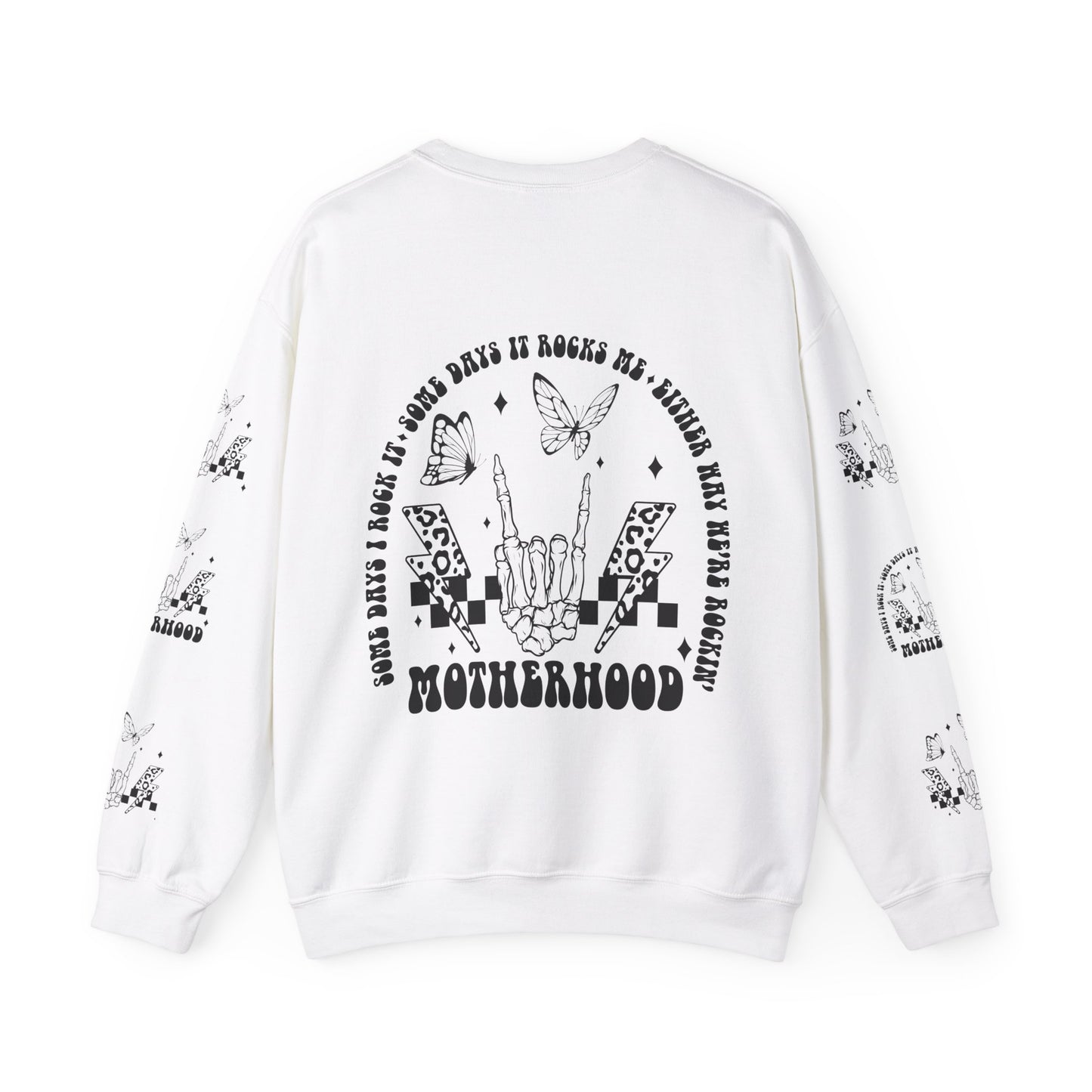 Motherhood , ™ Crewneck Sweatshirt ( side arm design)