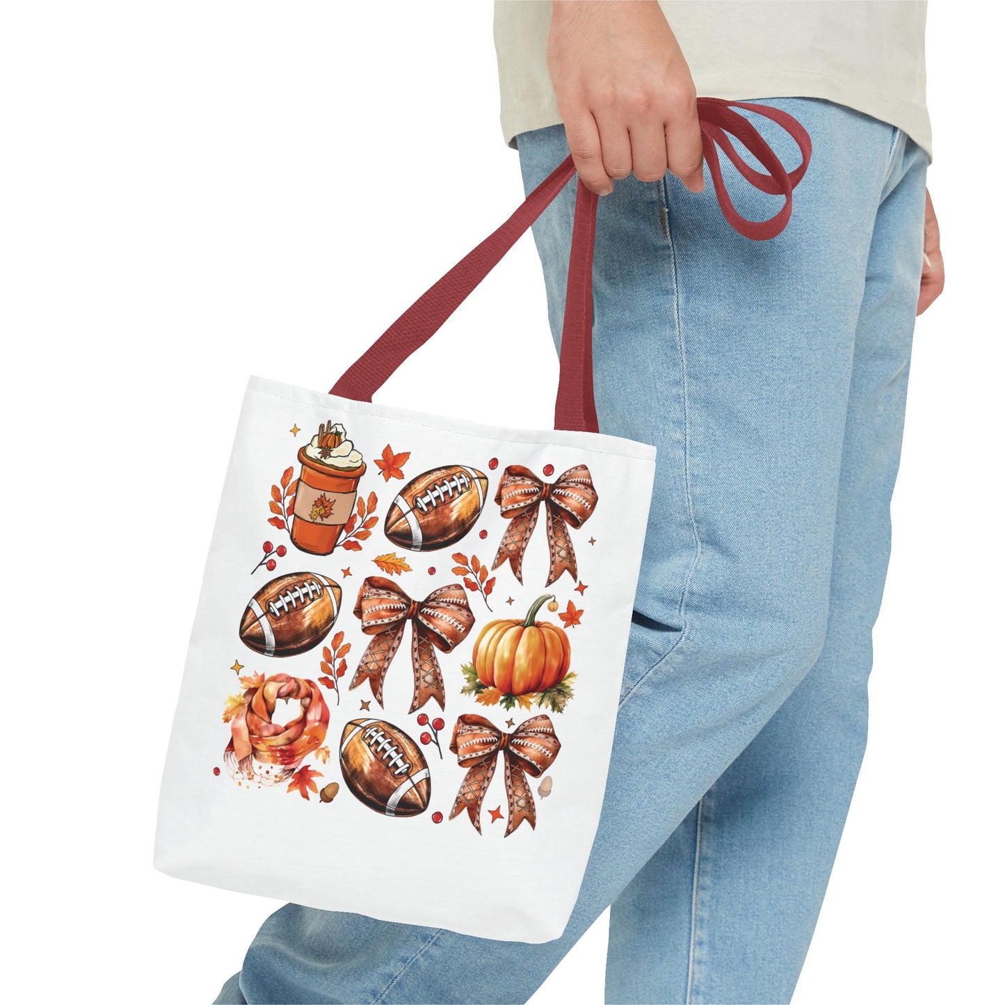 Fall and bows, Tote Bag (AOP)