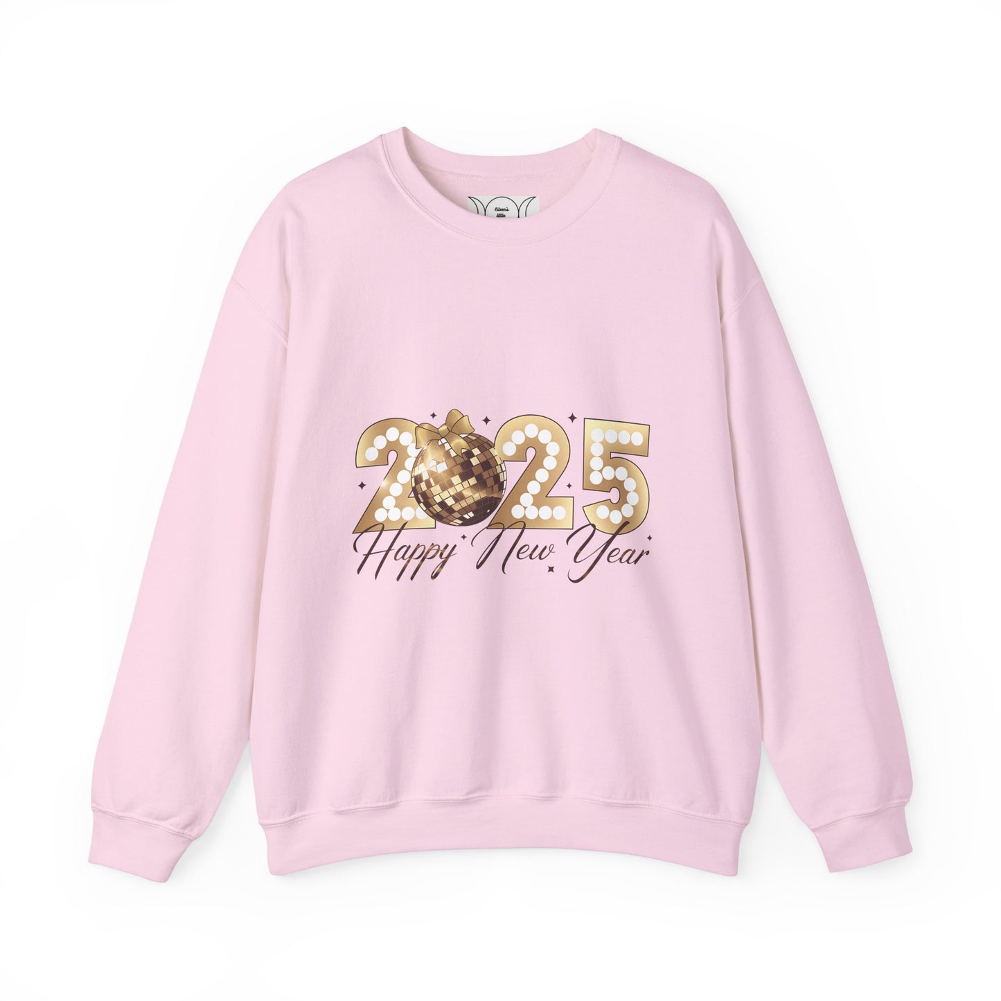 Happy year, Unisex Heavy Blend™ Crewneck Sweatshirt ( no sleeve design)