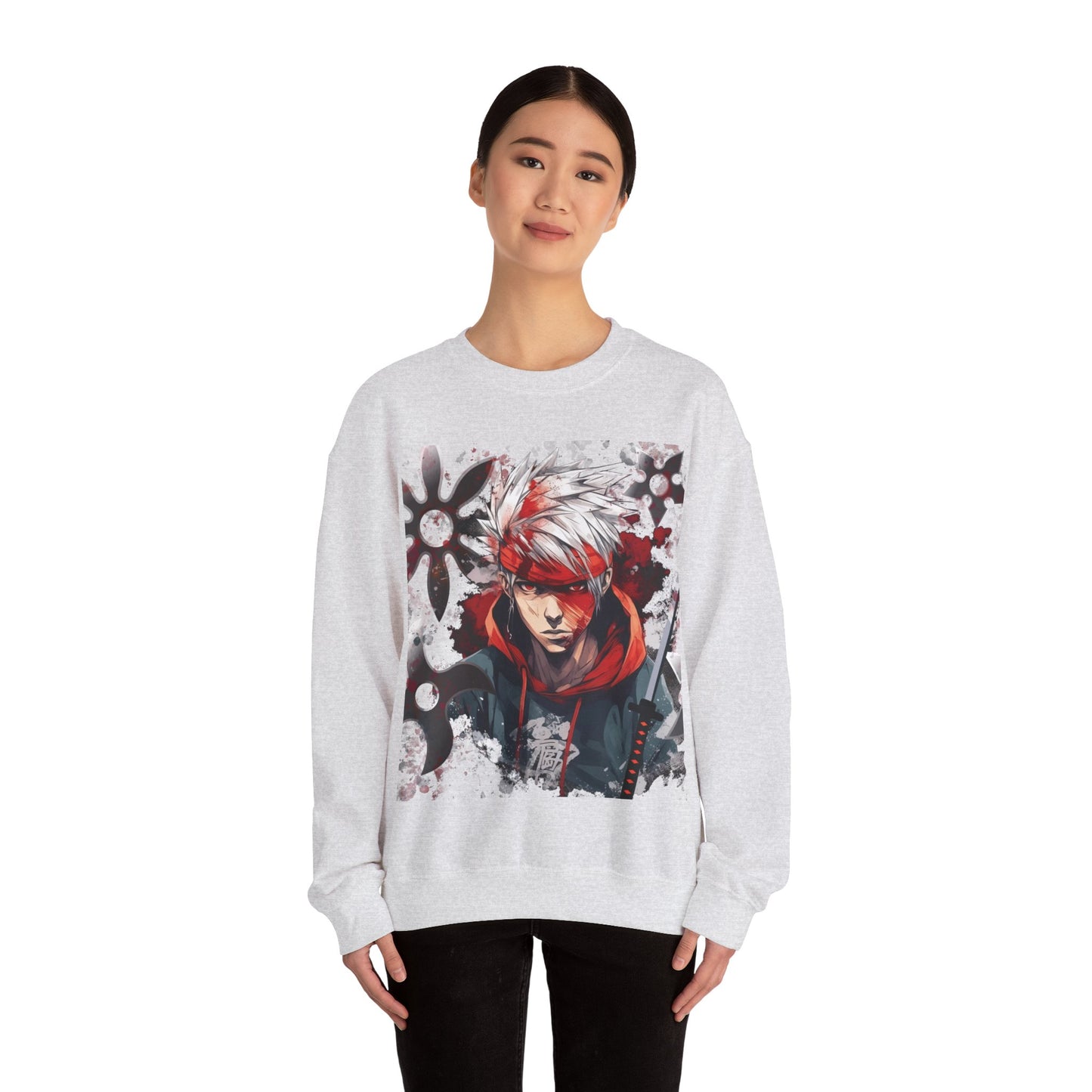 Fight Unisex Heavy Blend™ Crewneck Sweatshirt (no side arm design)