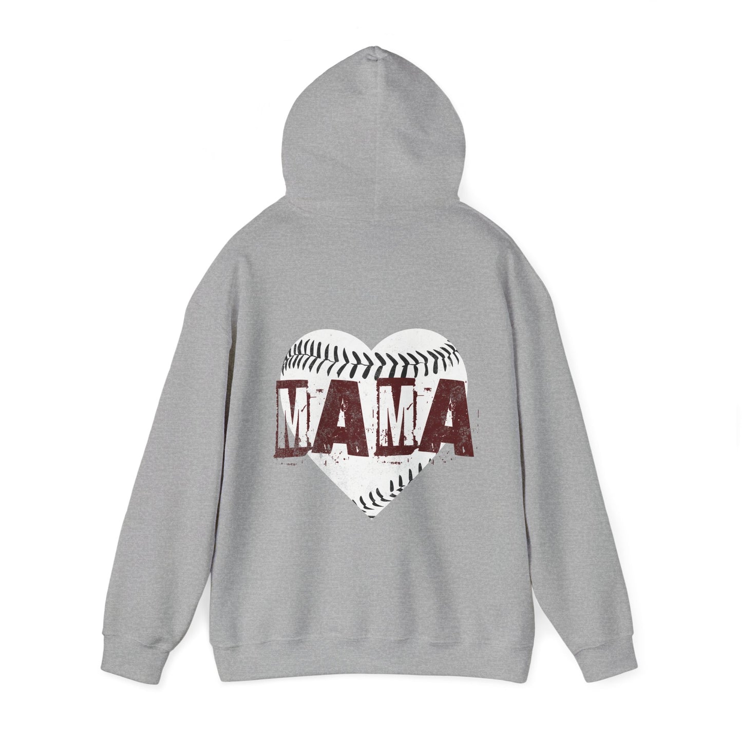 Baseball mama,  Unisex Heavy Blend™ Hooded Sweatshirt (no side arm design)