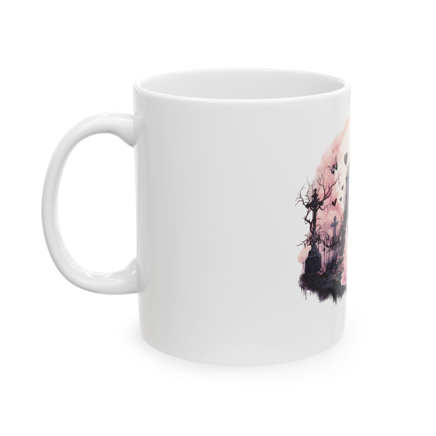 Even in death … we never part, Ceramic Mug 11oz