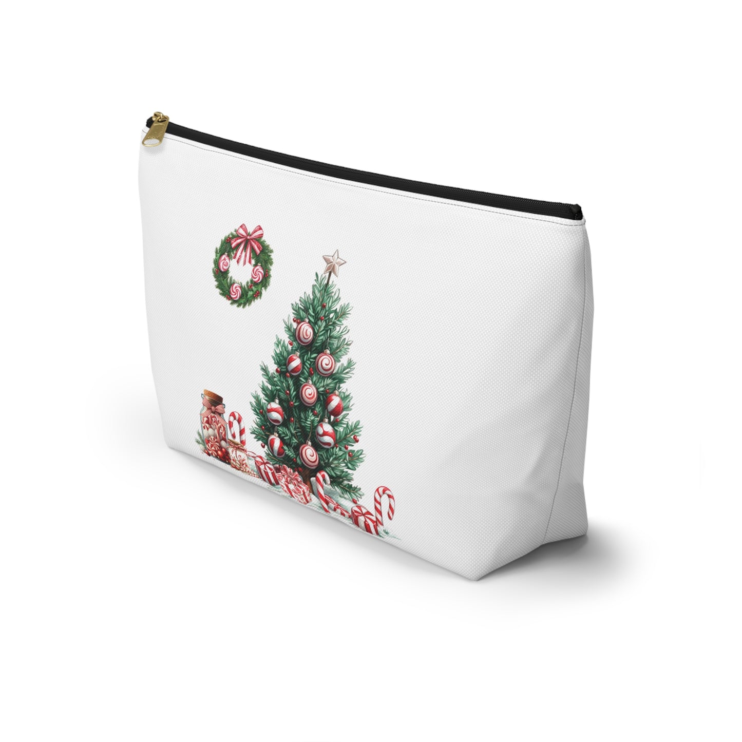 Peppermint Christmas,  Accessory Pouch w T-bottoms