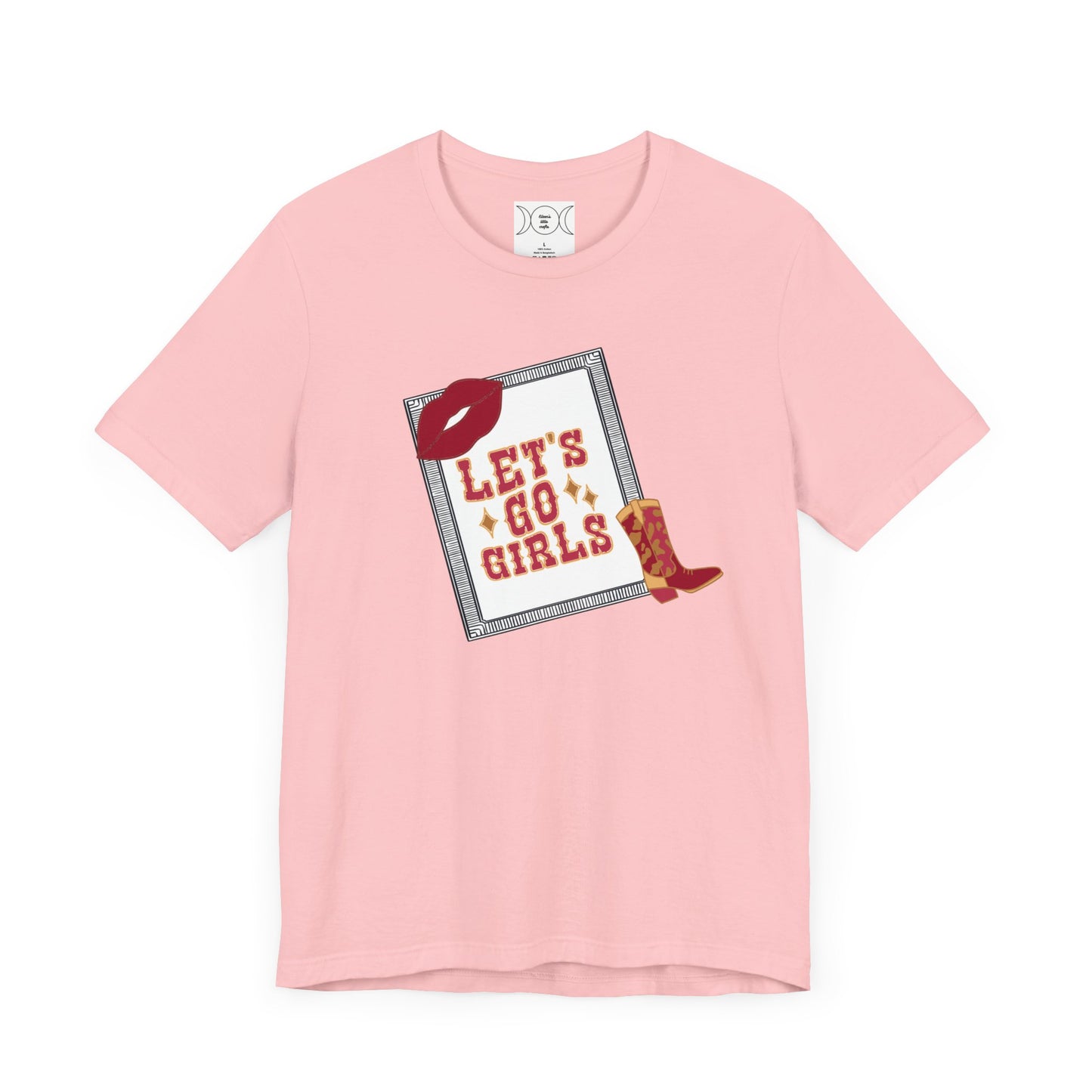 Let’s go girl’s Unisex Jersey Short Sleeve Tee (no Sleeve design)