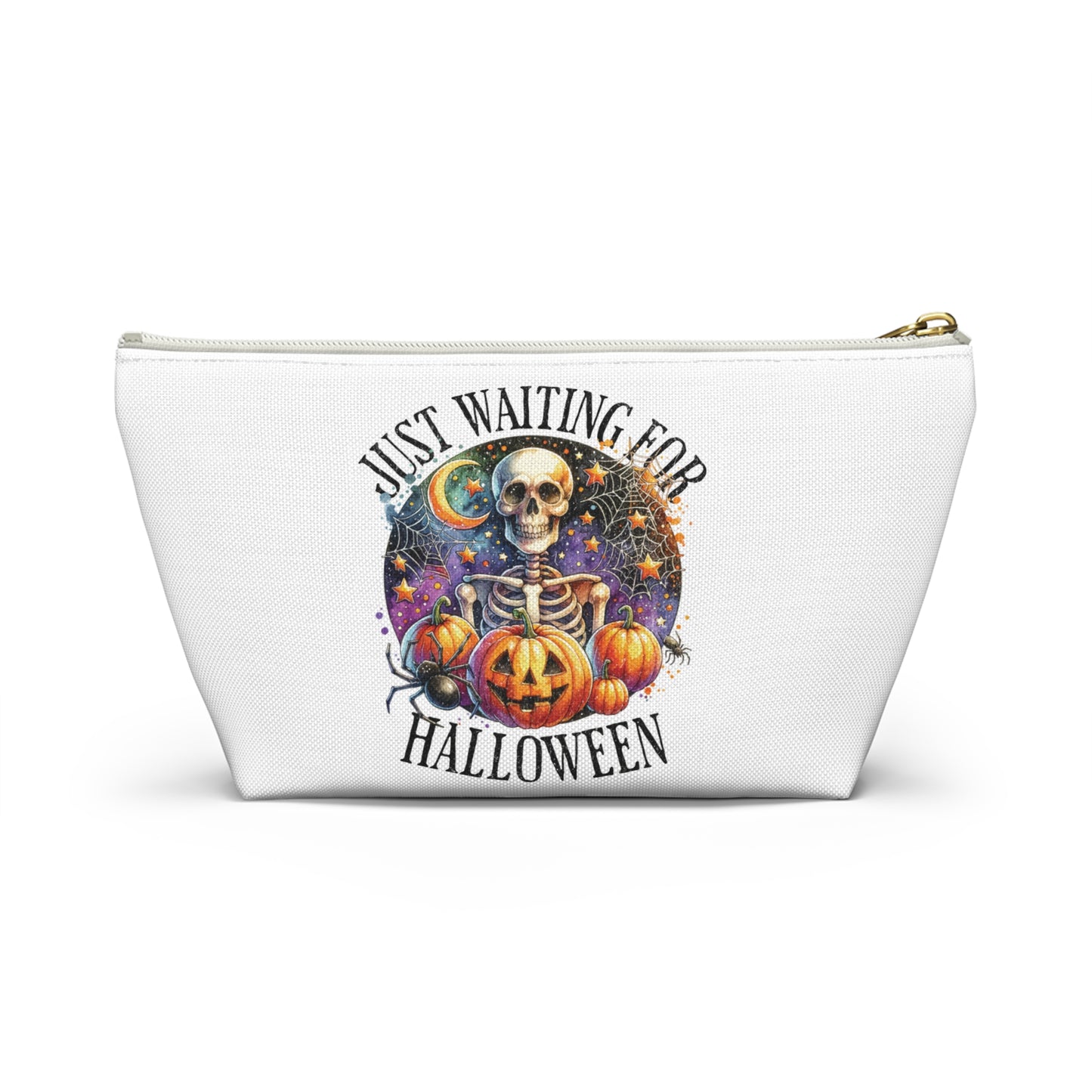 Just waiting for Halloween , Accessory Pouch w T-bottom