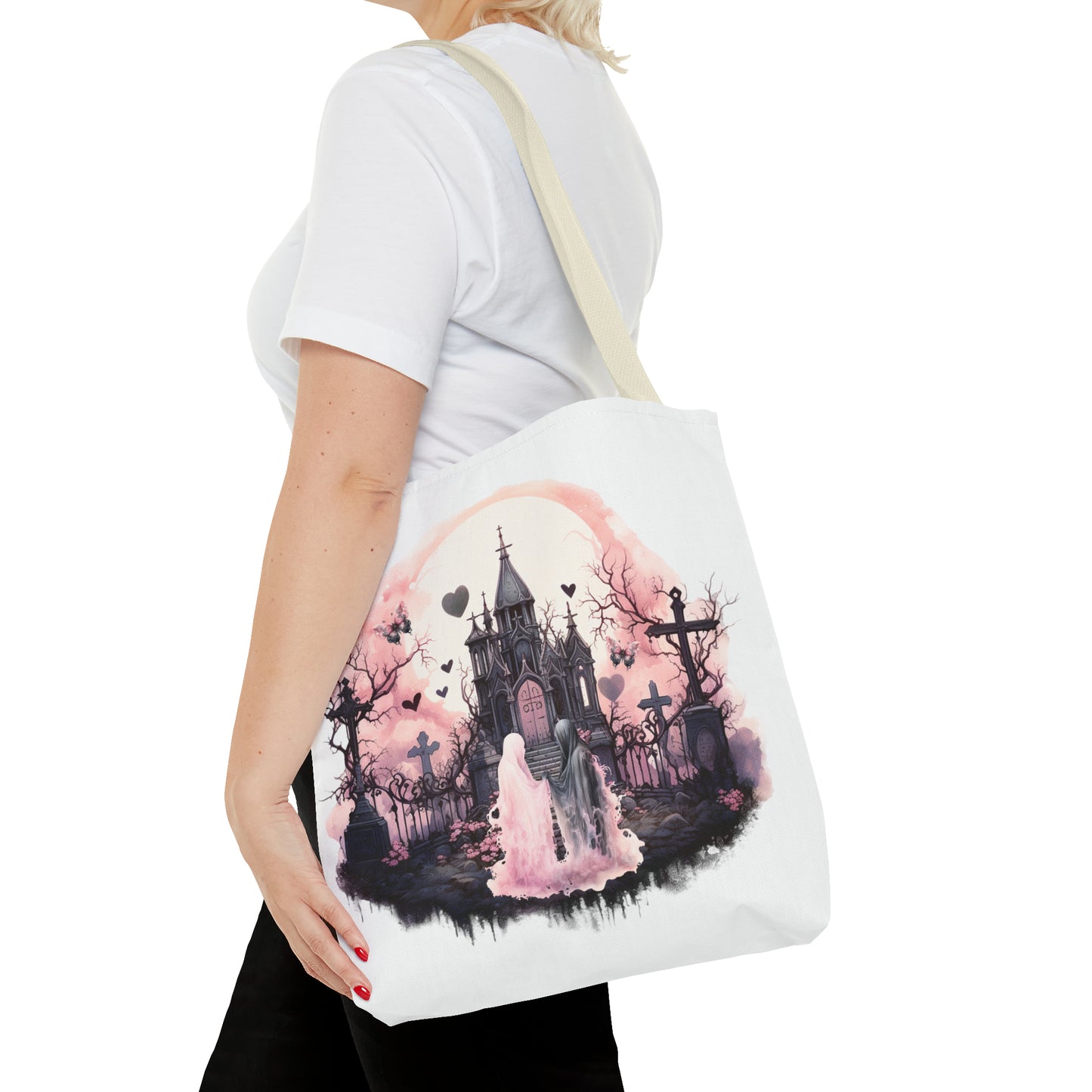 Even in death… we never part, Tote Bag (AOP)