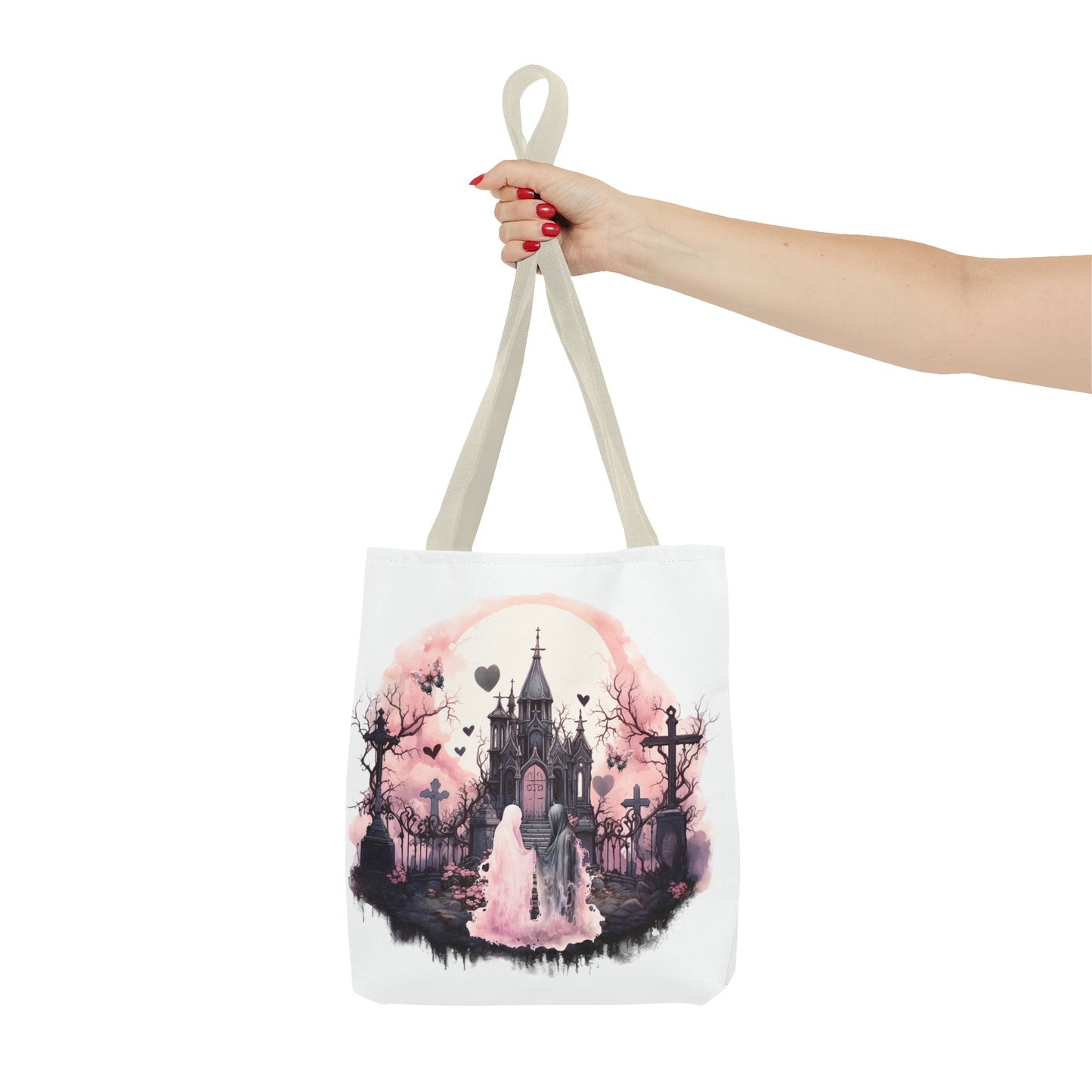 Even in death… we never part, Tote Bag (AOP)