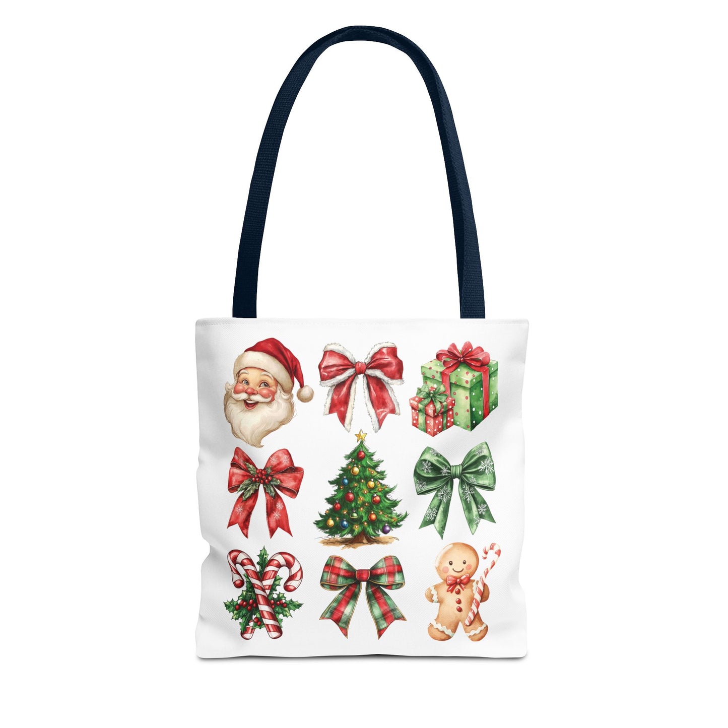 Christmas and bows, Tote Bag (AOP)