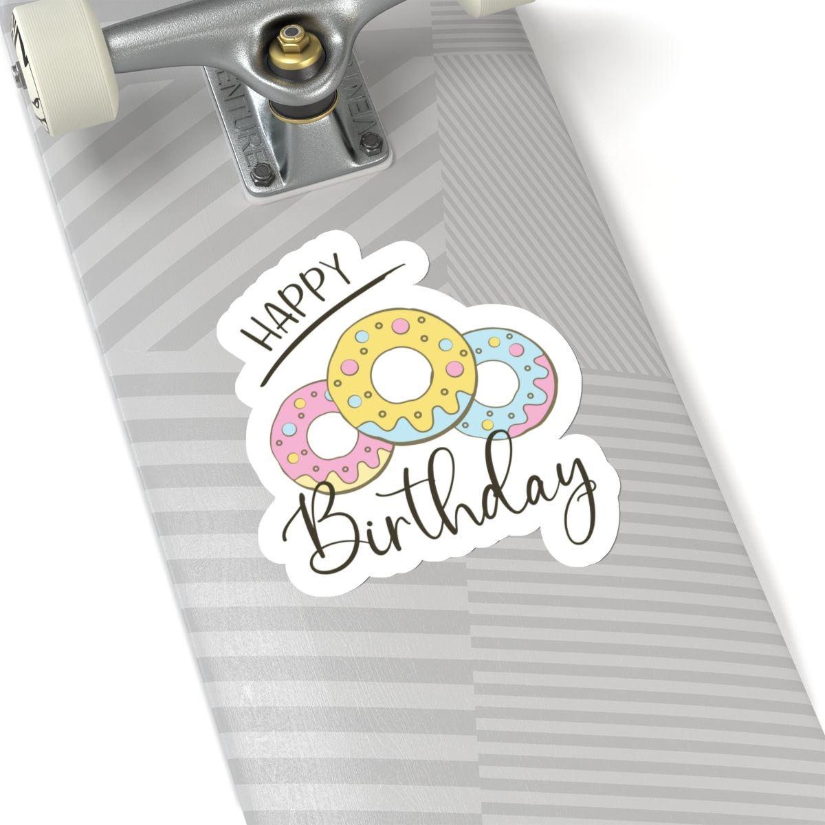 Happy birthday donuts, Kiss-Cut Stickers