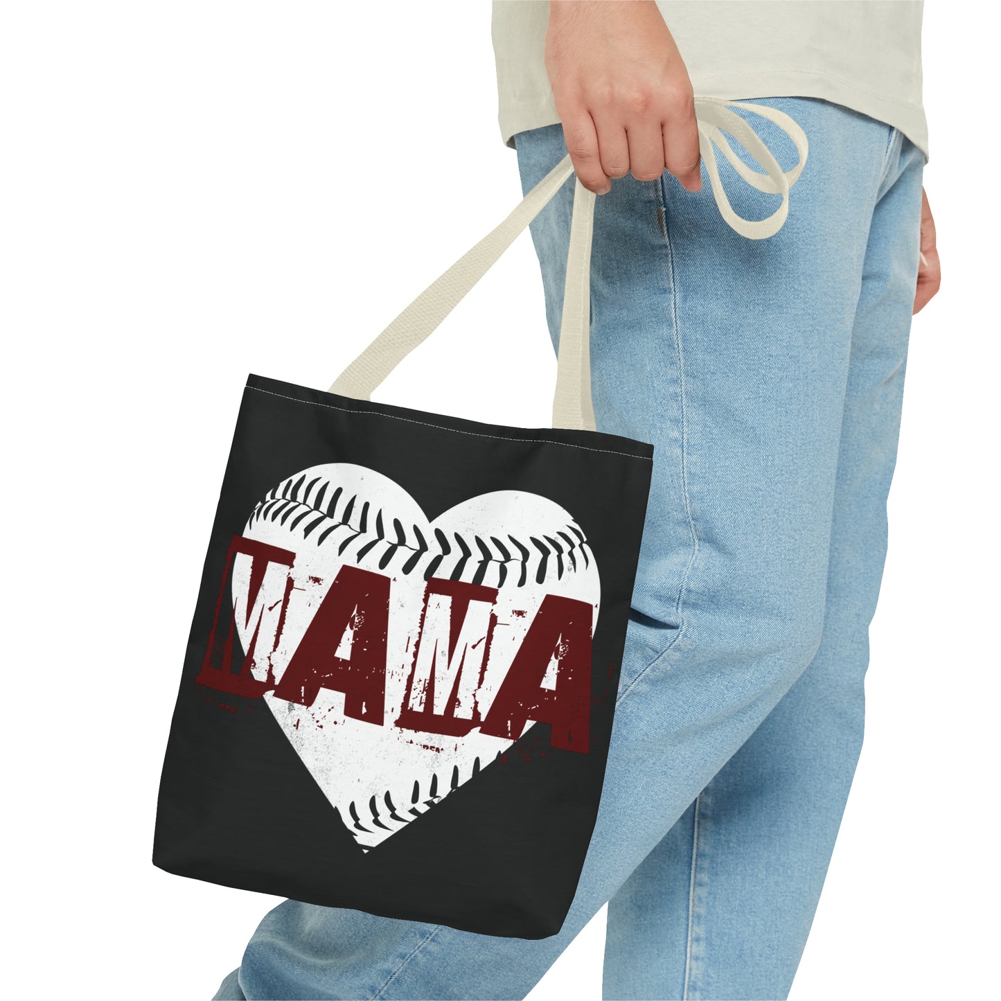 Baseball mama, Tote Bag (AOP)