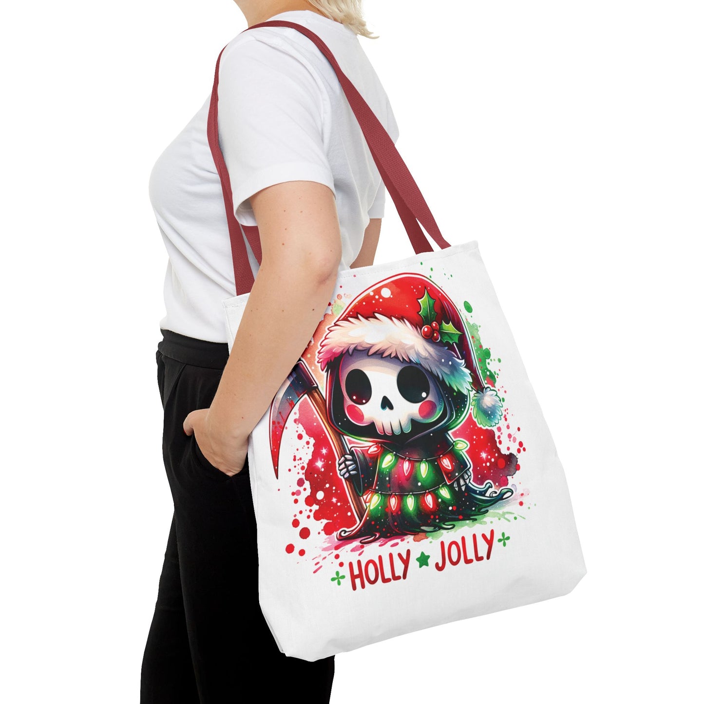 Holly jolly, Tote Bag (AOP)