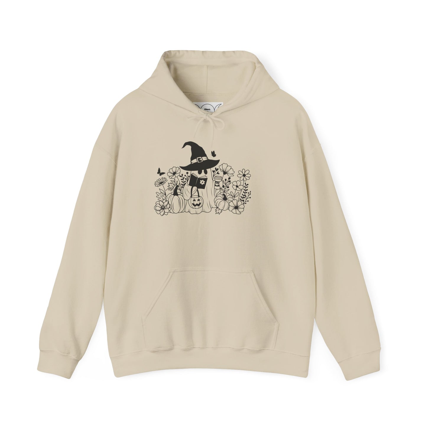 Cozy boo reading,  Unisex Heavy Blend™ Hooded Sweatshirt (no side arm design)