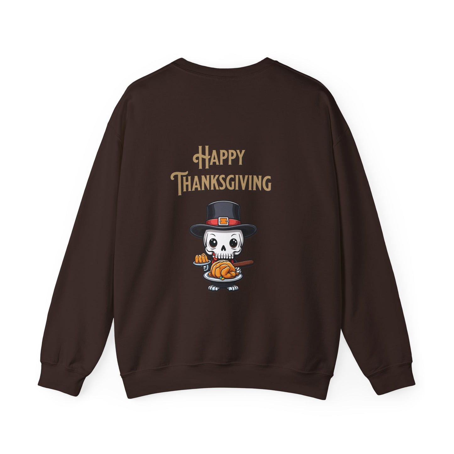 Happy thanksgiving, ™ Crewneck Sweatshirt ( sleeve design )