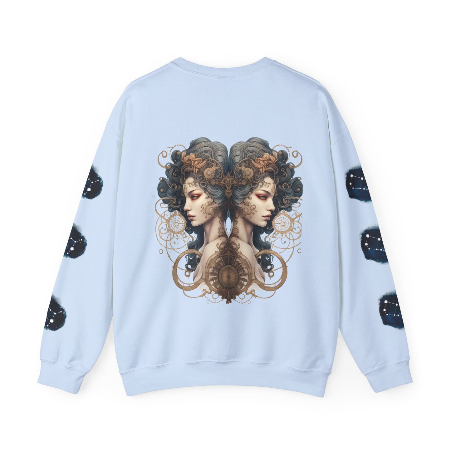 Gemini , ™ Crewneck Sweatshirt ( side arm design)