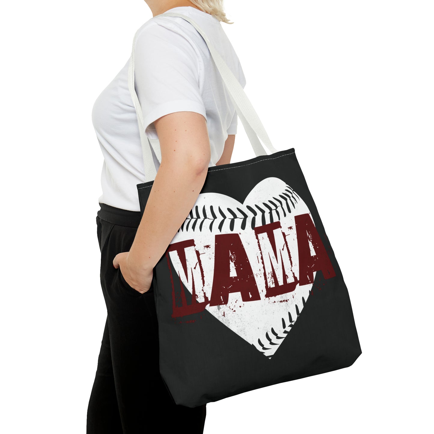 Baseball mama, Tote Bag (AOP)