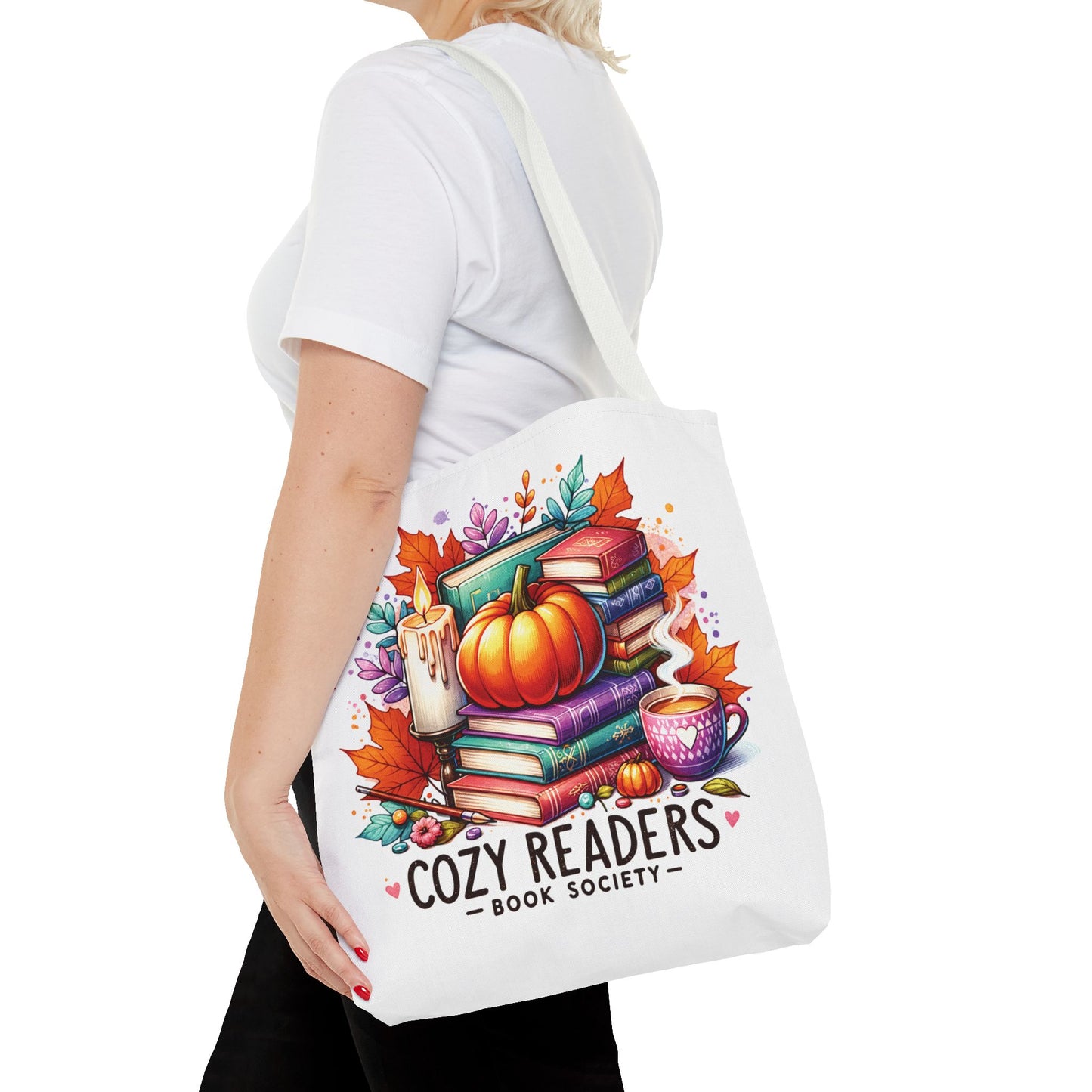 Cozy reader book society Tote Bag (AOP)