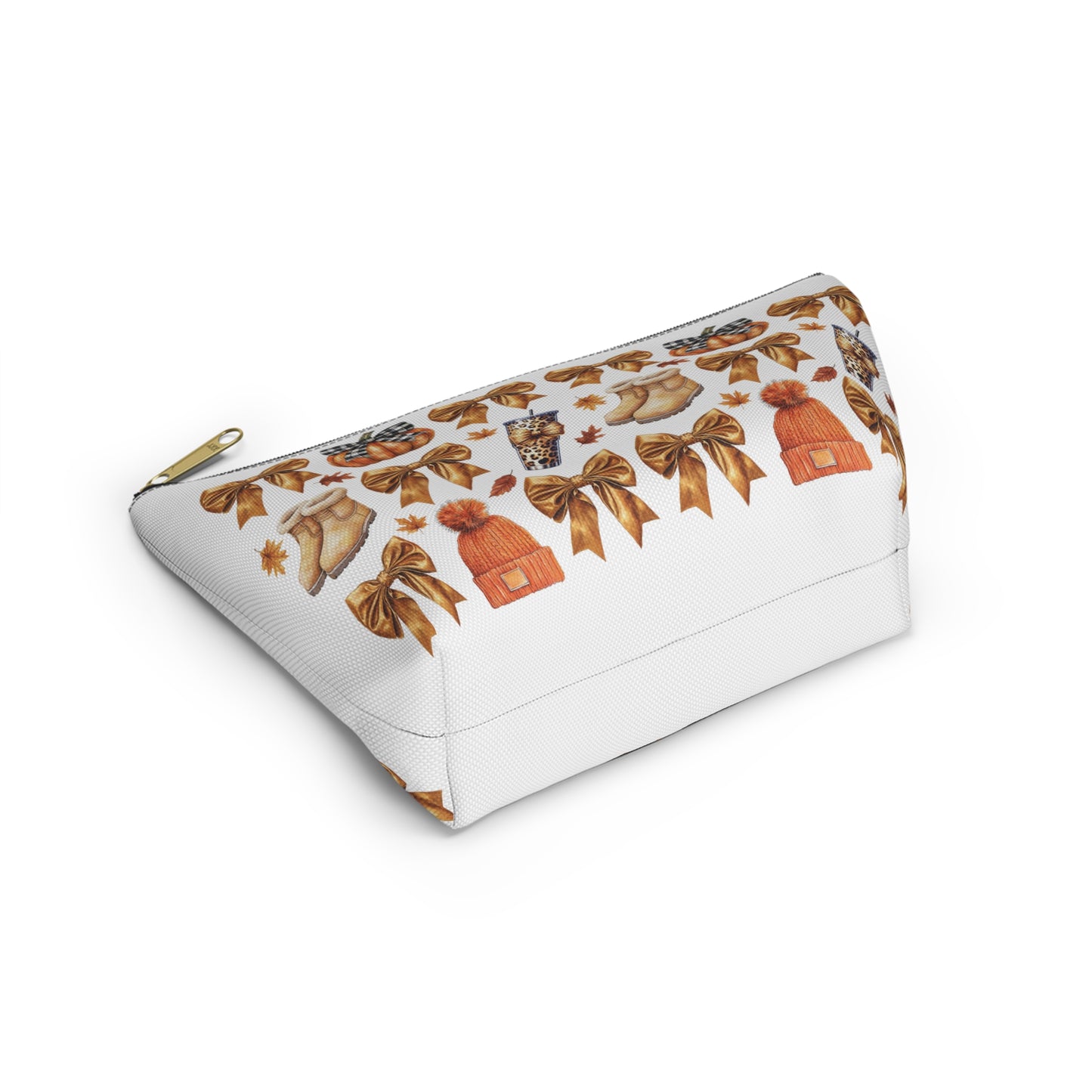 Fall and bows,  Accessory Pouch w T-bottoms