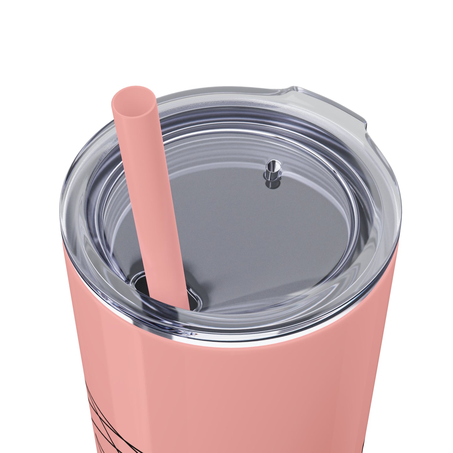 Capricorn Skinny Tumbler with Straw, 20oz