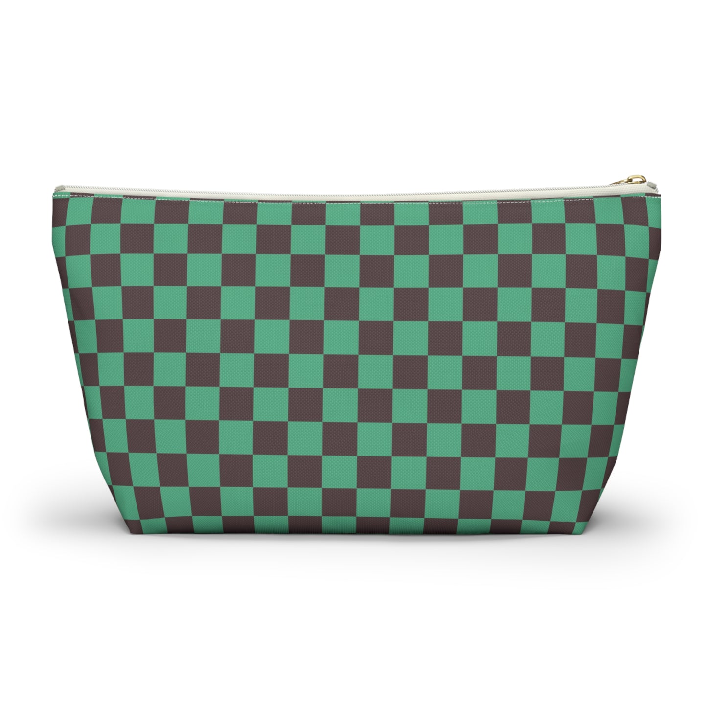 Black & green checkers   Accessory Pouch w T-bottoms