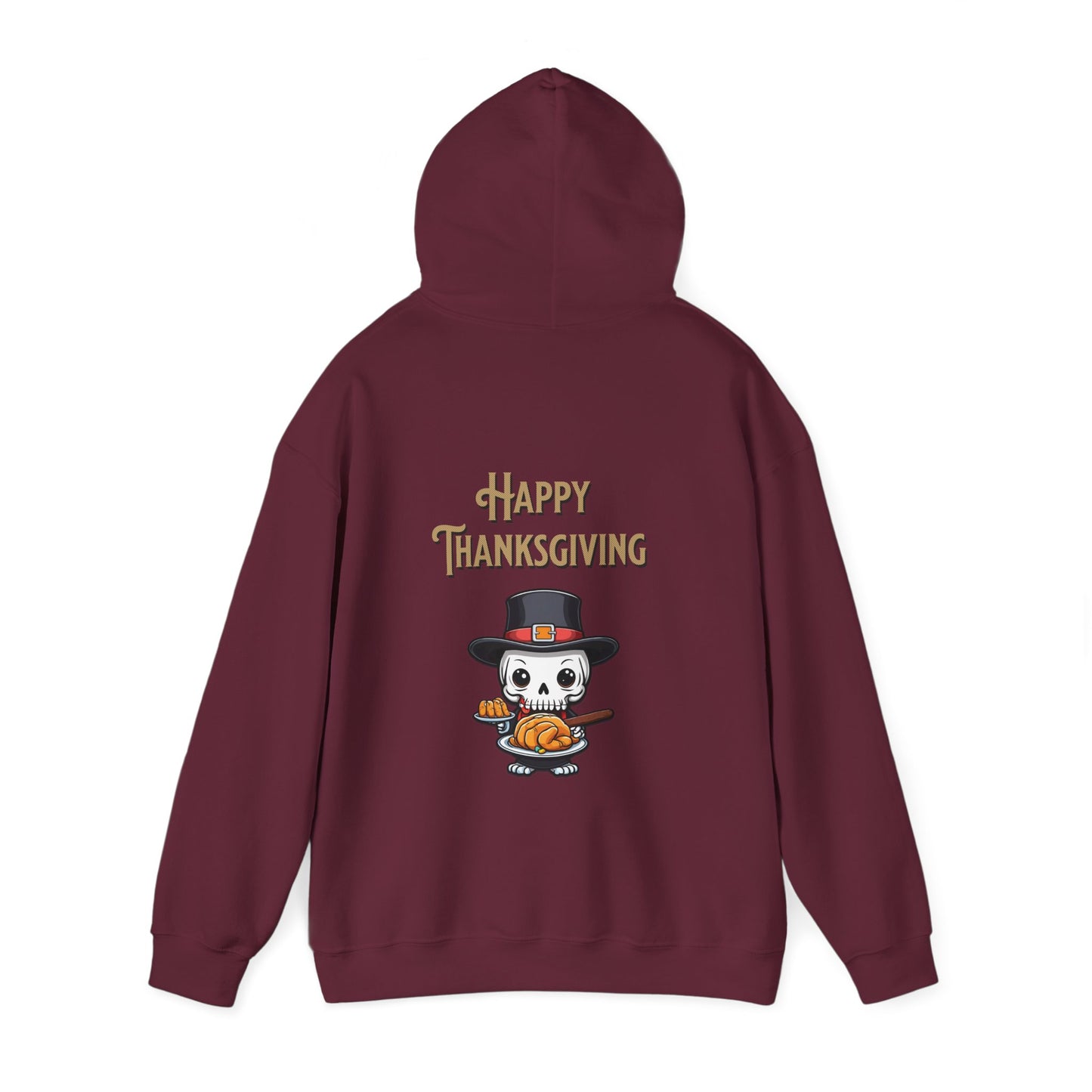 Happy thanksgiving ,  Unisex Heavy Blend™ Hooded Sweatshirt (no side arm design)