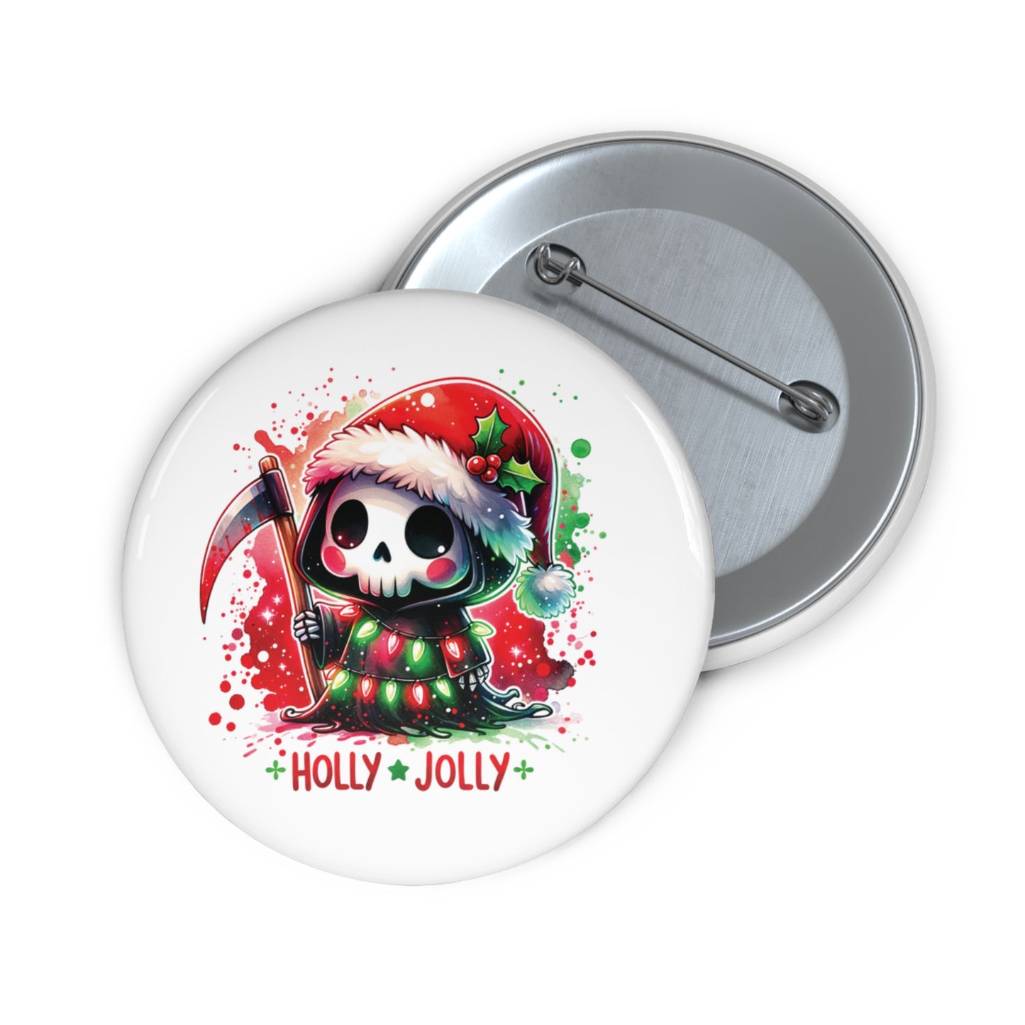 Holly jolly, Pin Buttons