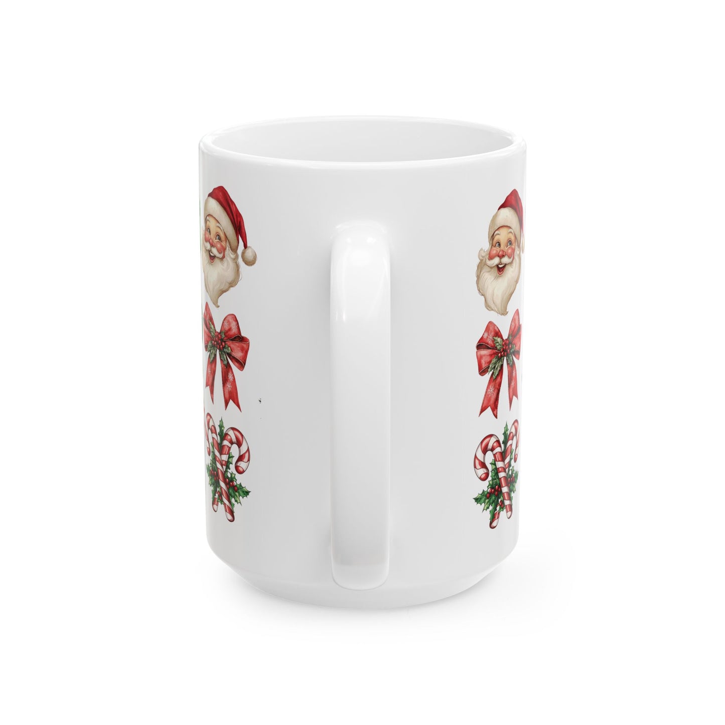 Christmas and bows, Ceramic Mug 11oz & 15 oz